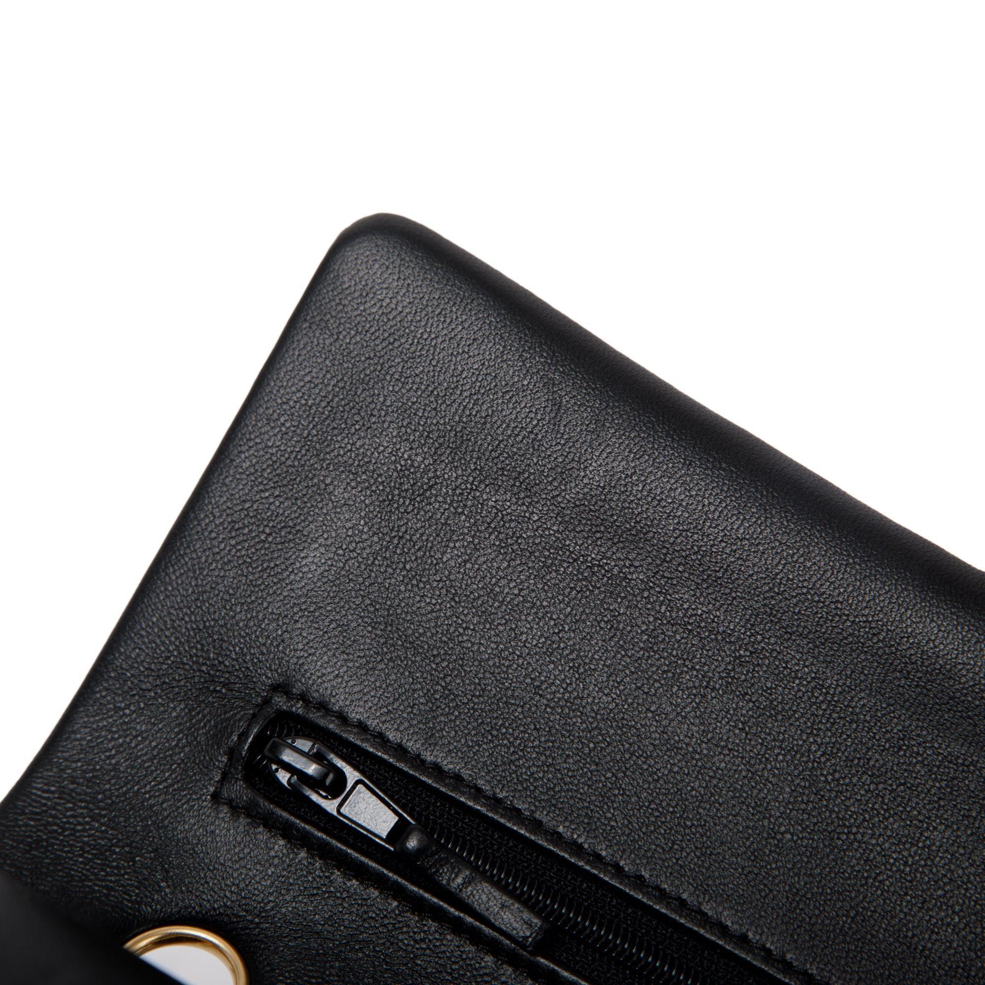 Chanel Black Lambskin Classic Medium Double Flap Bag