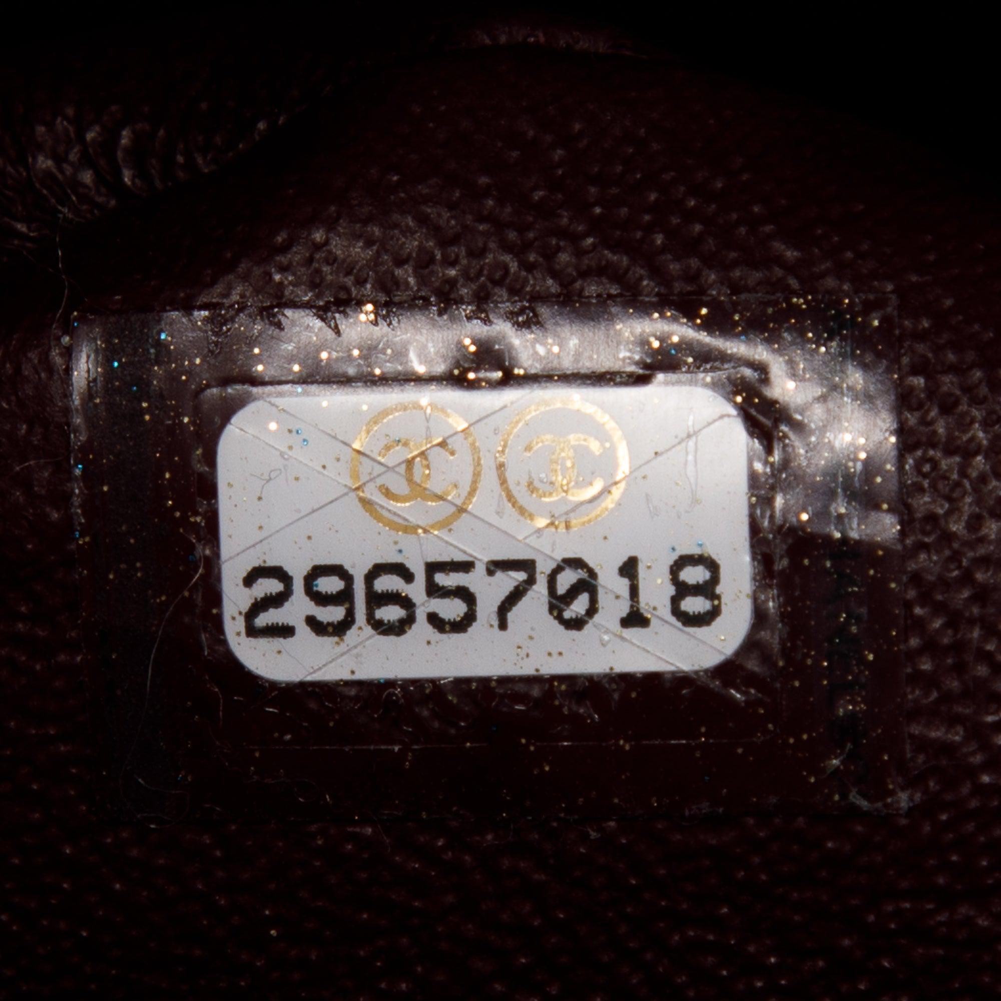 Chanel Black Lambskin Classic Medium Double Flap Bag