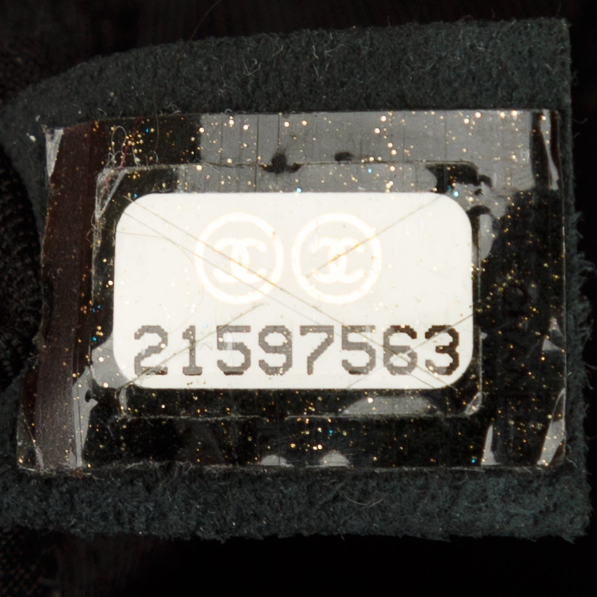 Chanel Black Lambskin Large Boy Bag w/ Authenticity Card