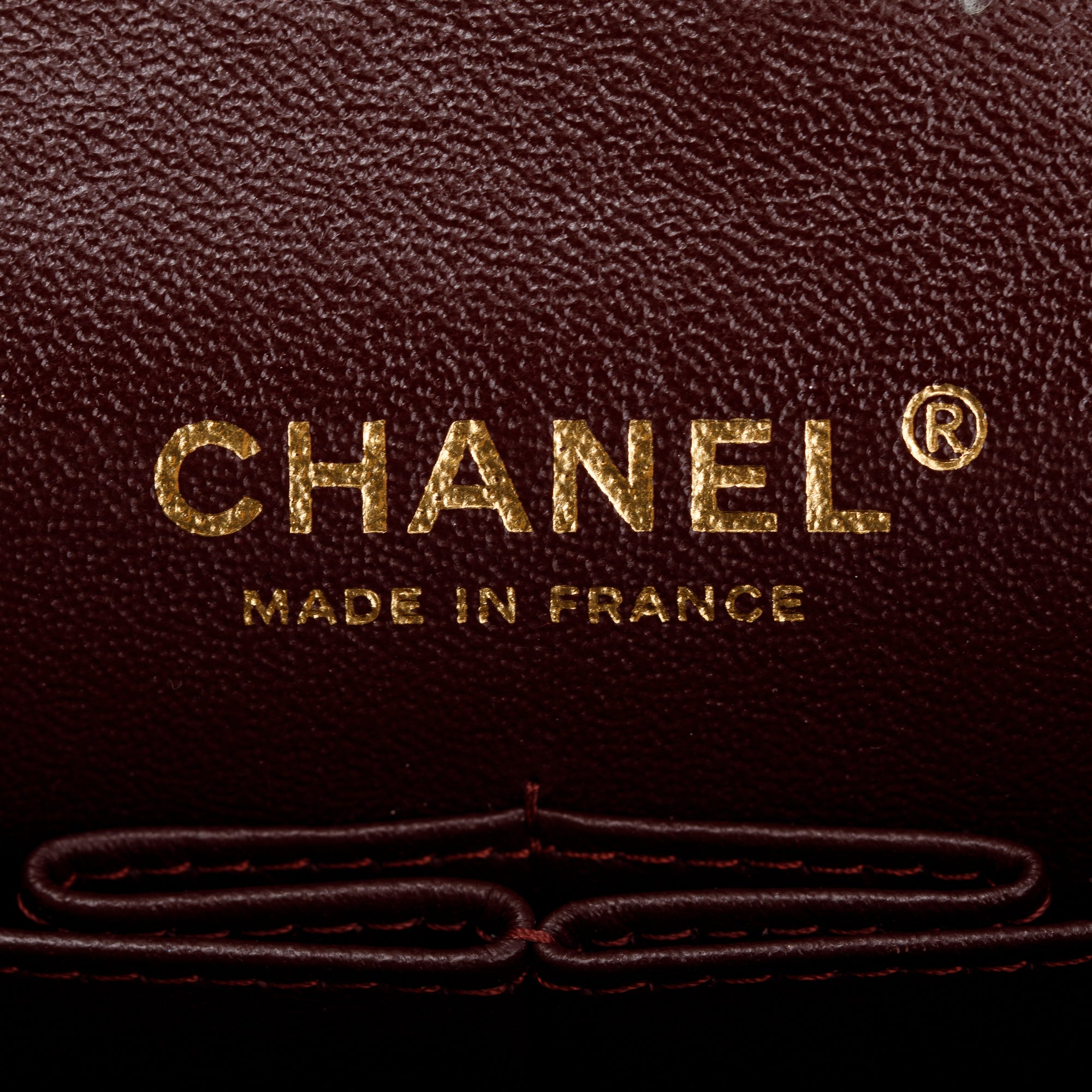 Chanel Black Lambskin Leather Classic Medium Double Flap Bag w/ Box & Authenticity Card