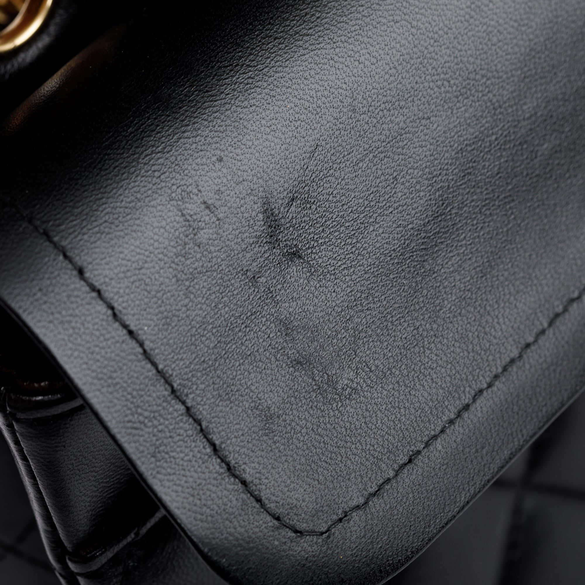 Chanel Black Lambskin Leather Classic Medium Double Flap Bag w/ Box & Authenticity Card