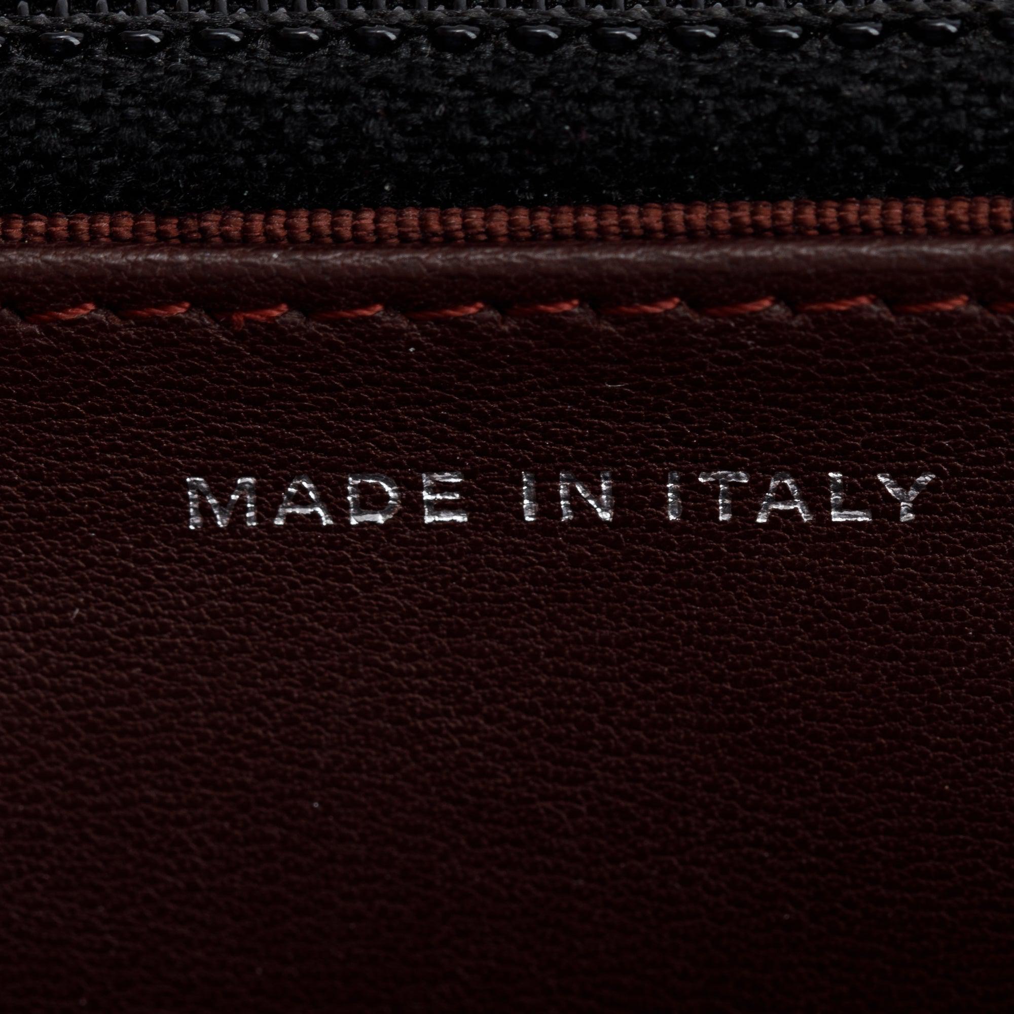 Chanel Black Lambskin Leather Classic Wallet on Chain w/ Box