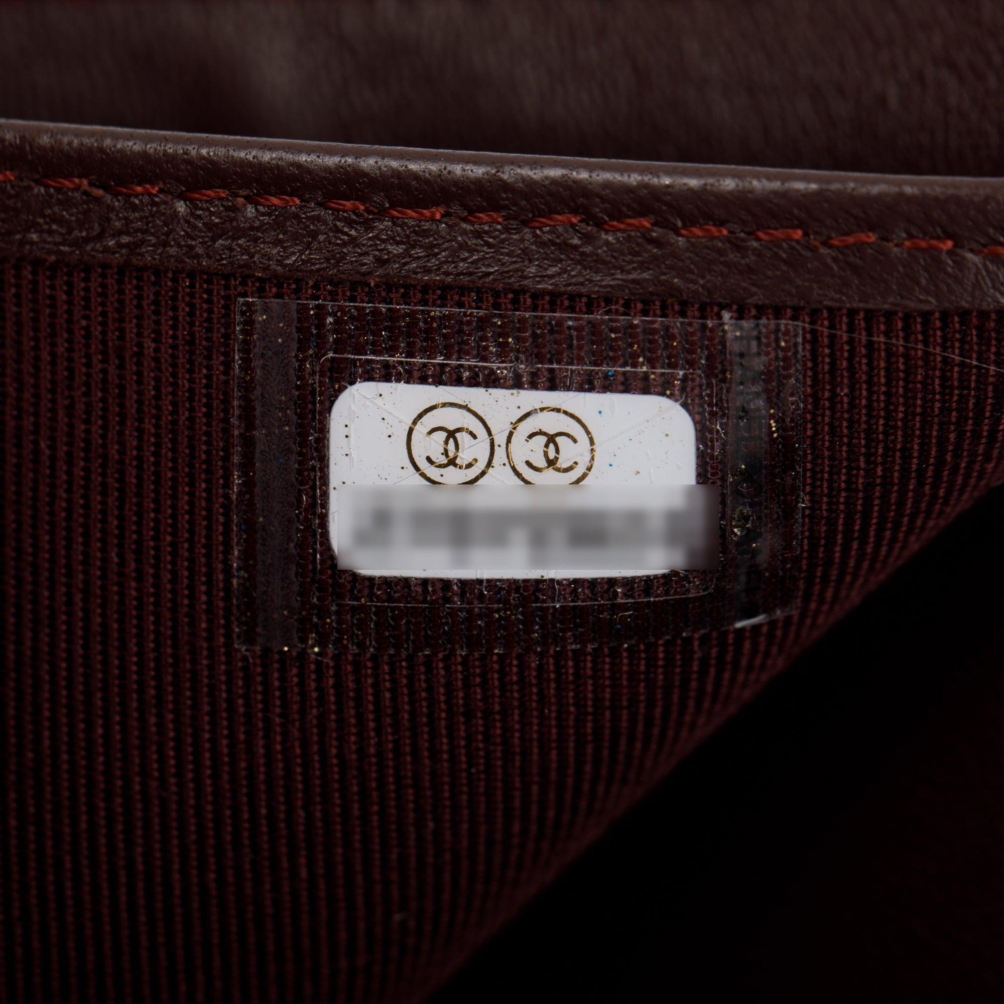 Chanel Black Lambskin Leather Compact Wallet w/ Box & Authenticity Card