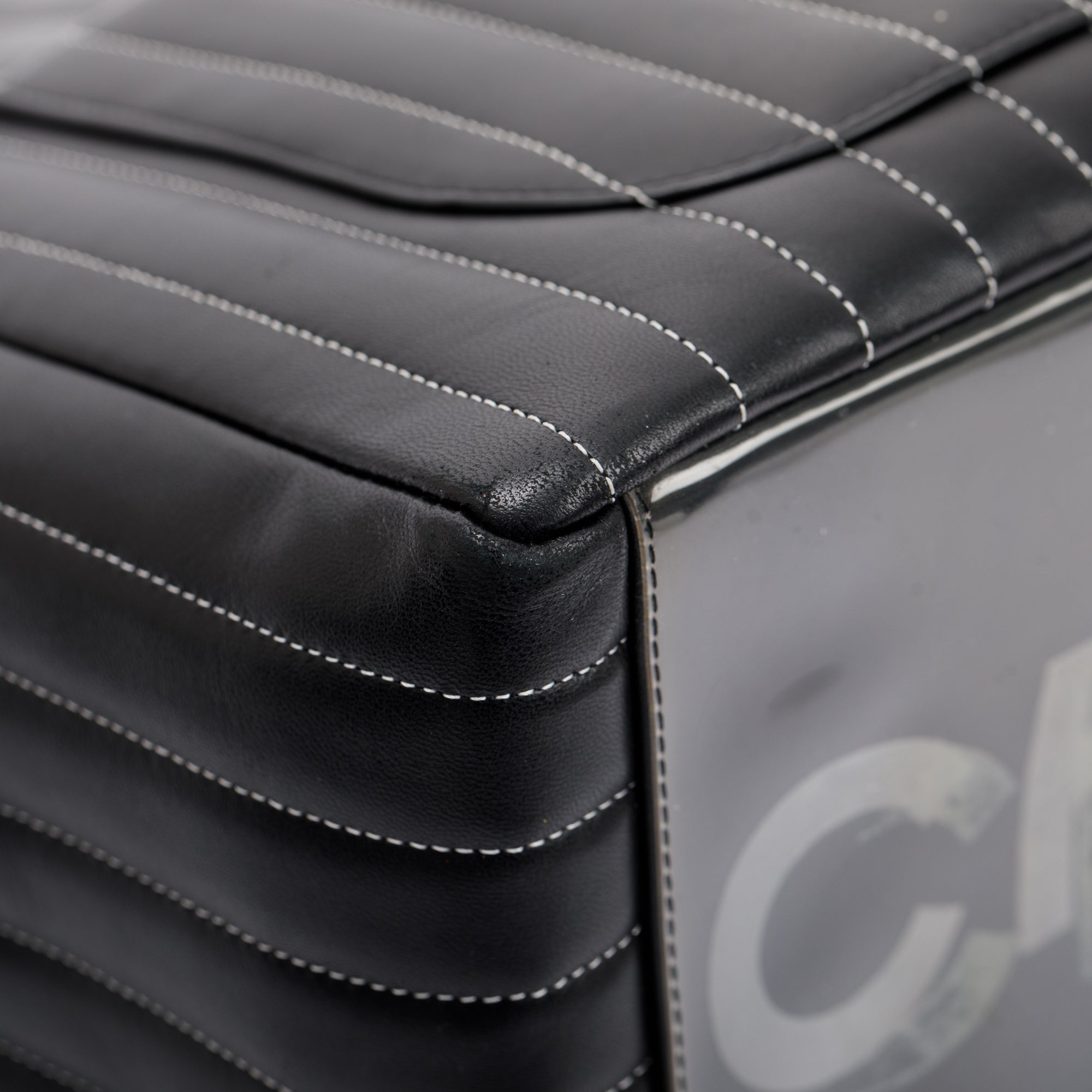 Chanel Black Lambskin Mademoiselle Ligne Tote w/ Box