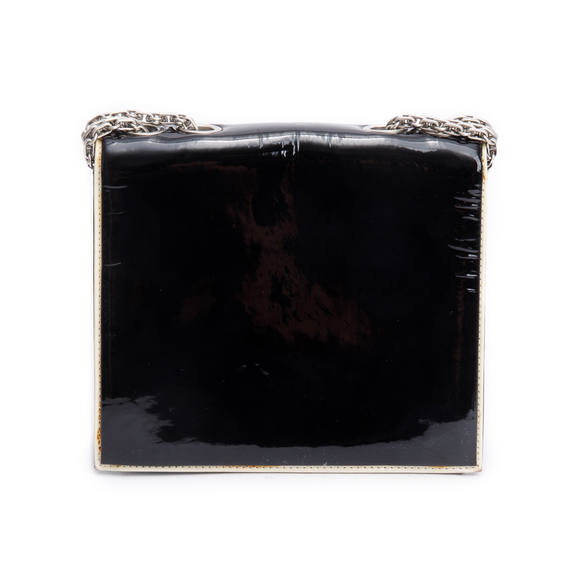 Chanel Black Patent Leather Reissue Square Flap Bag w/ Box & Authenticity Card