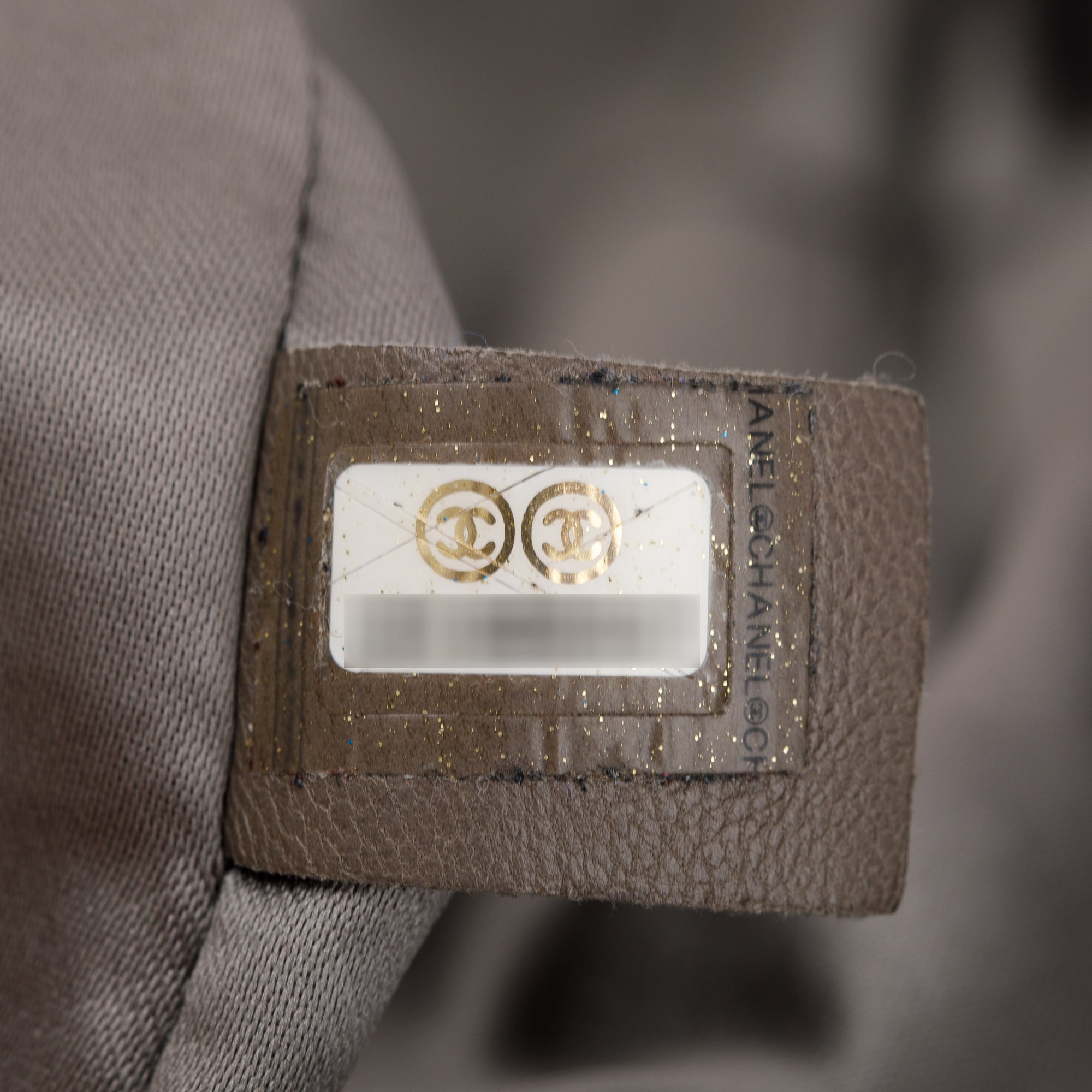 Chanel Black Perforated Calfskin Leather Drill Tote