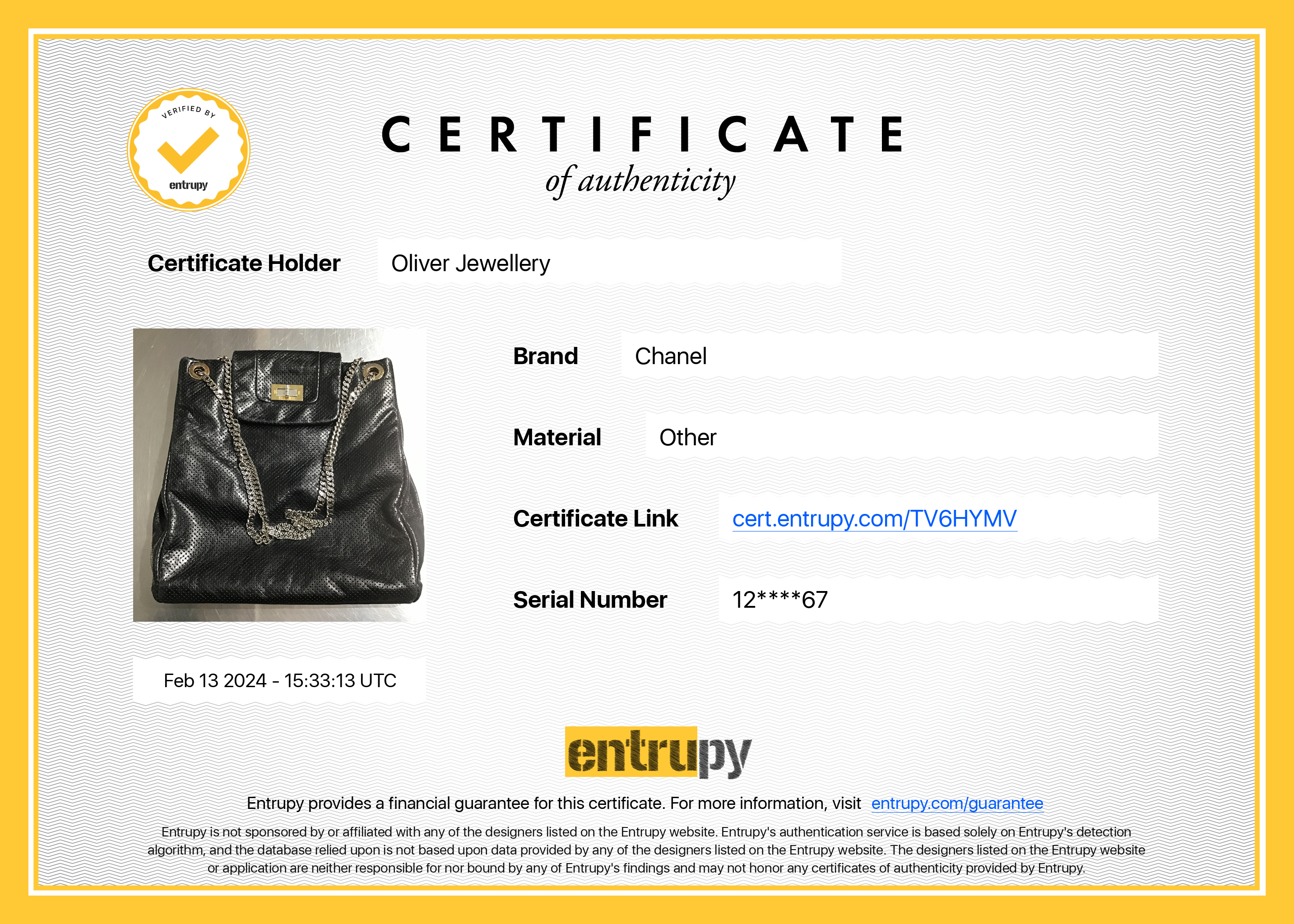 Chanel Black Perforated Calfskin Leather Drill Tote