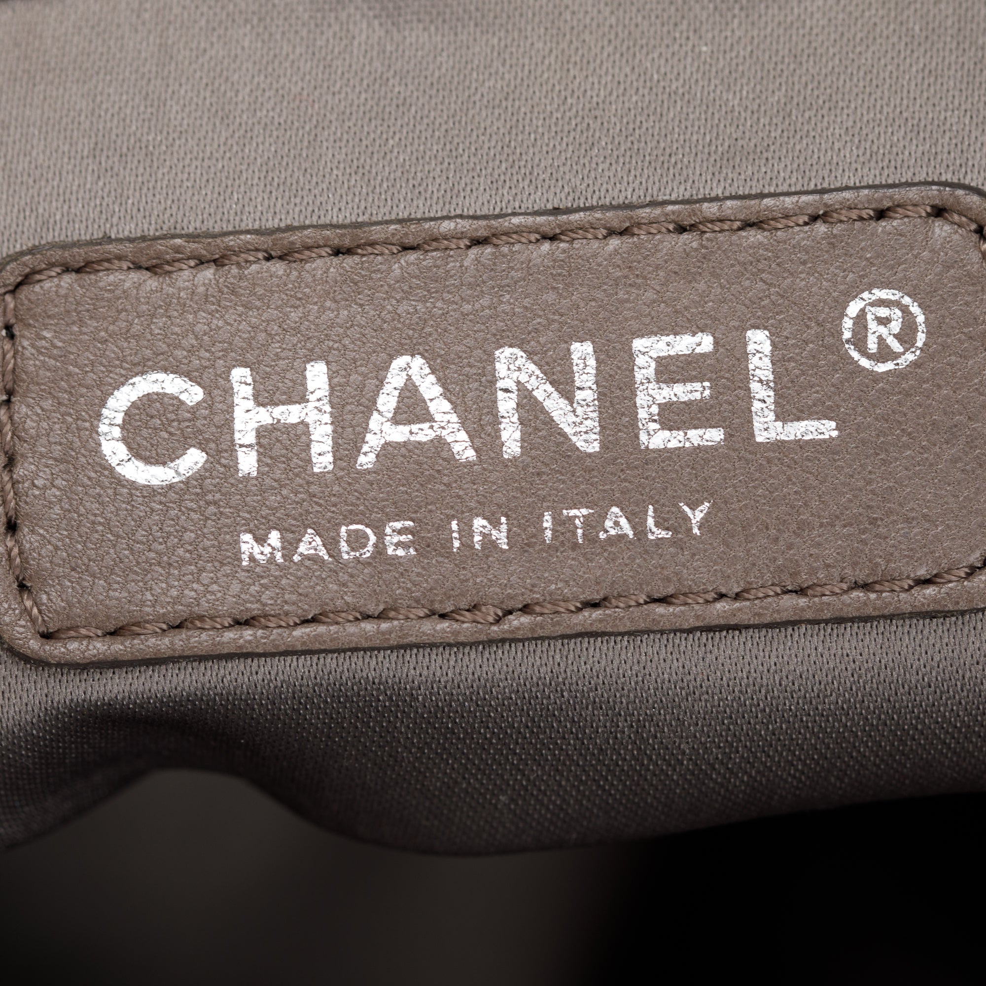 Chanel Black Perforated Calfskin Leather Drill Tote