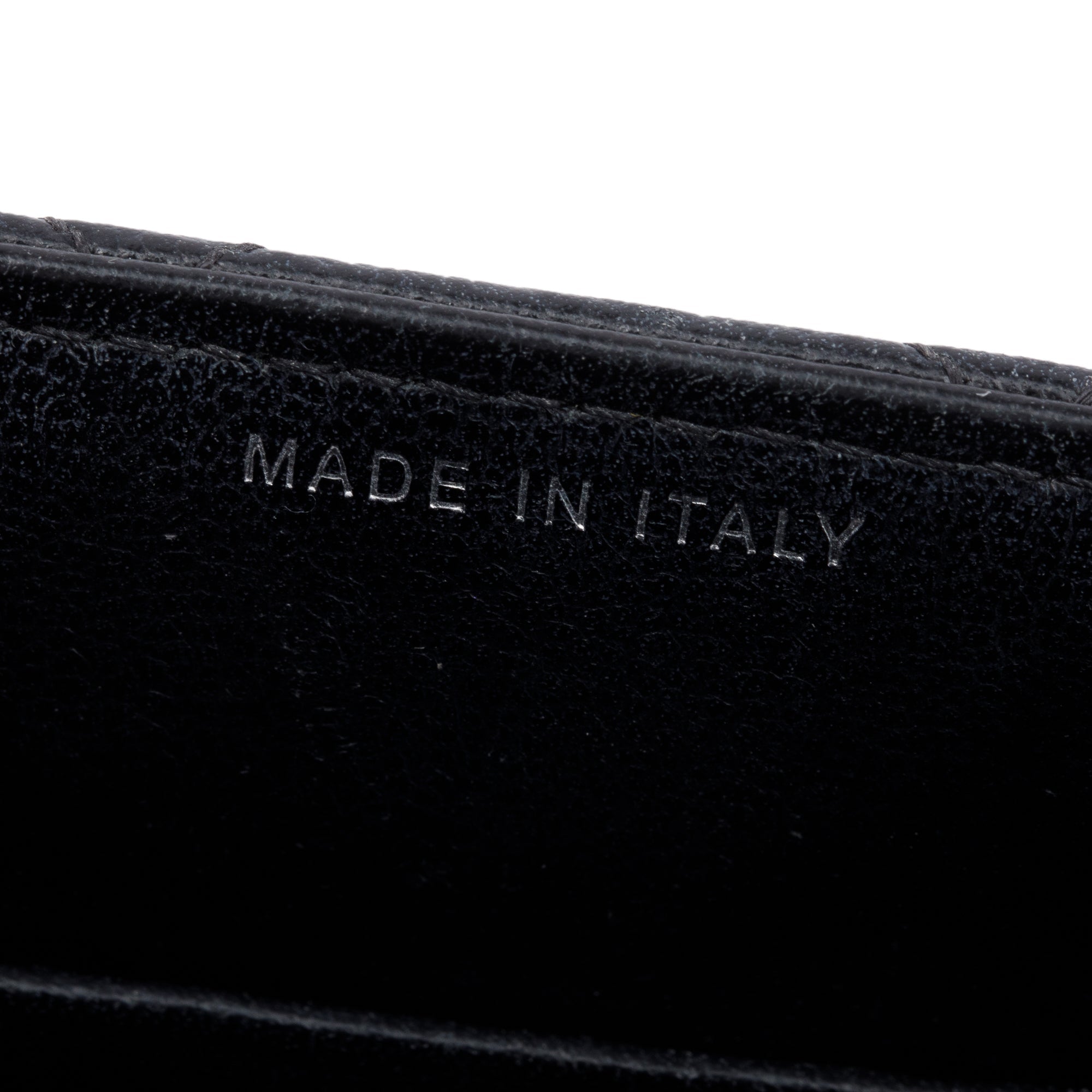 Chanel Black Quilted Calfskin Leather CC Box Flap Chain Phone Holder