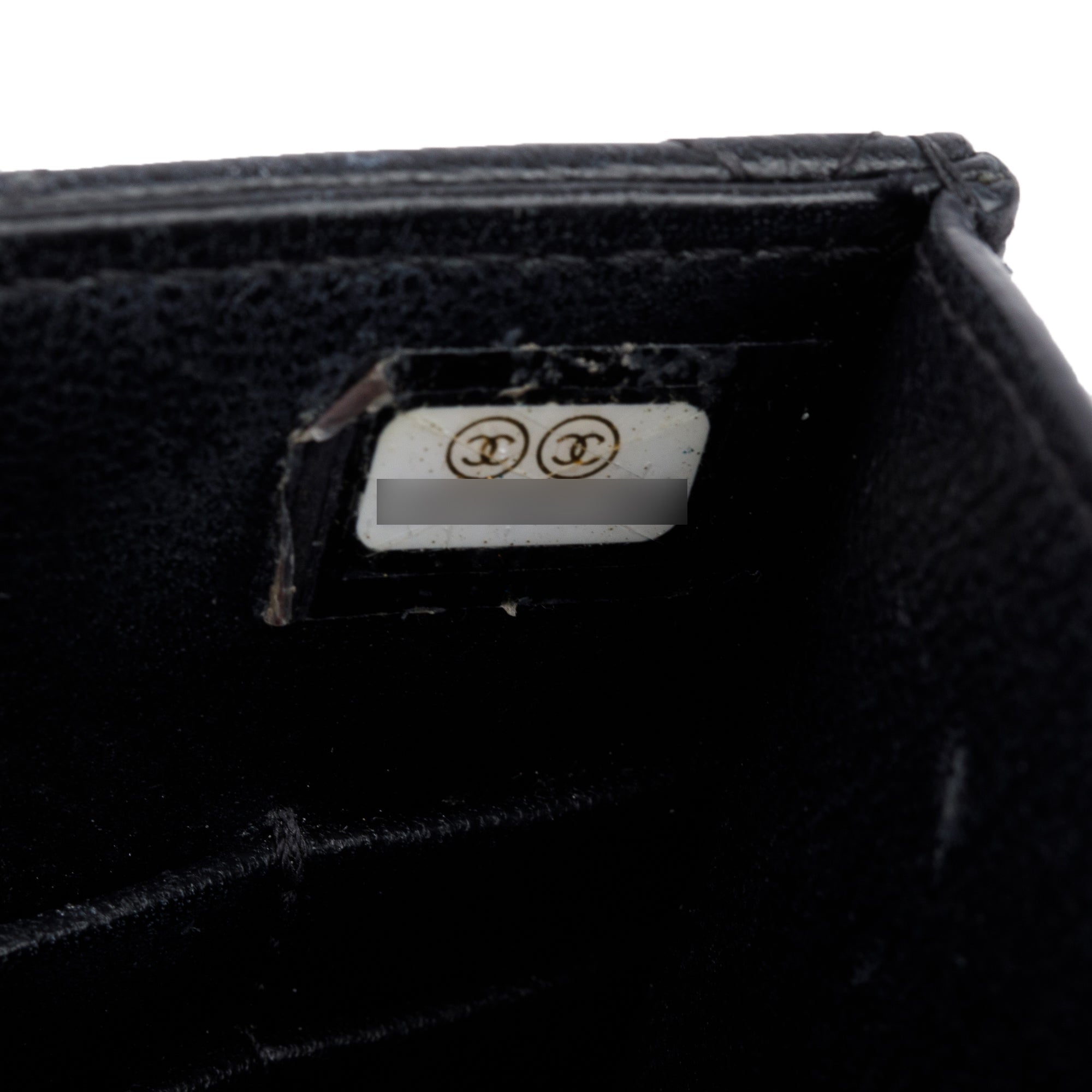 Chanel Black Quilted Calfskin Leather CC Box Flap Chain Phone Holder