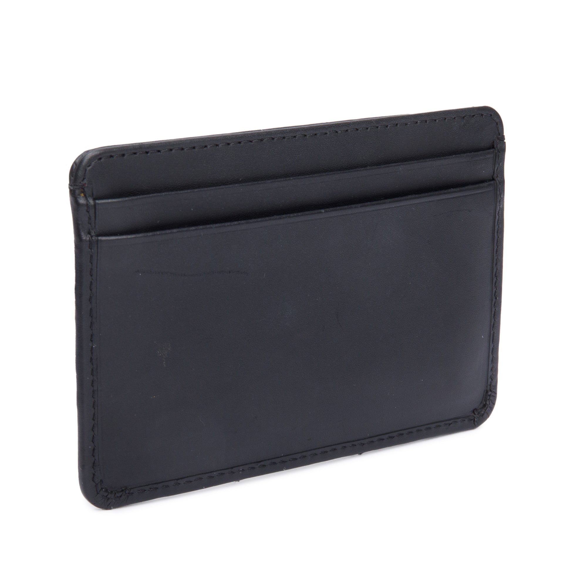 Chanel Black Quilted Calfskin Leather Cambon Ligne Card Holder w/ Authenticity Card