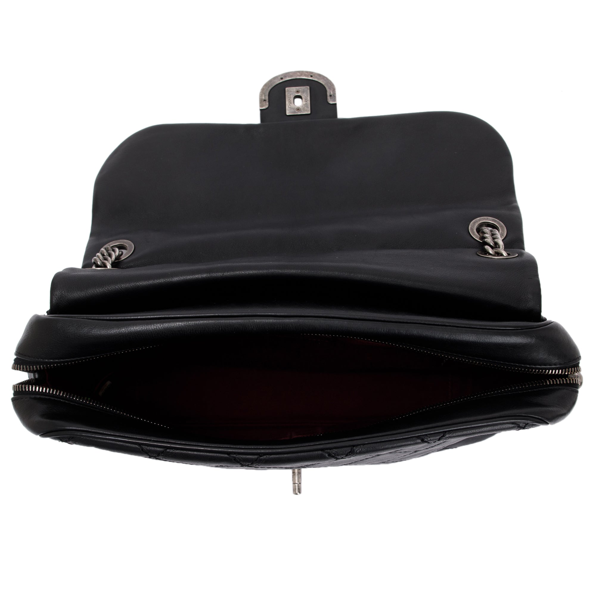 Chanel Black Quilted Calfskin Leather Paris-Edinburgh Coco Sporran Flap Bag