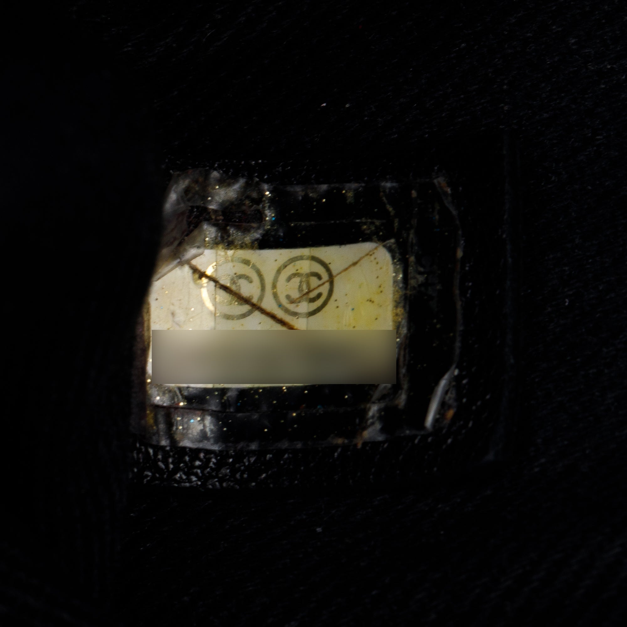 Chanel Black Quilted Caviar Leather 2.55 Reissue Flap Belt Bag w/ Authenticity Card