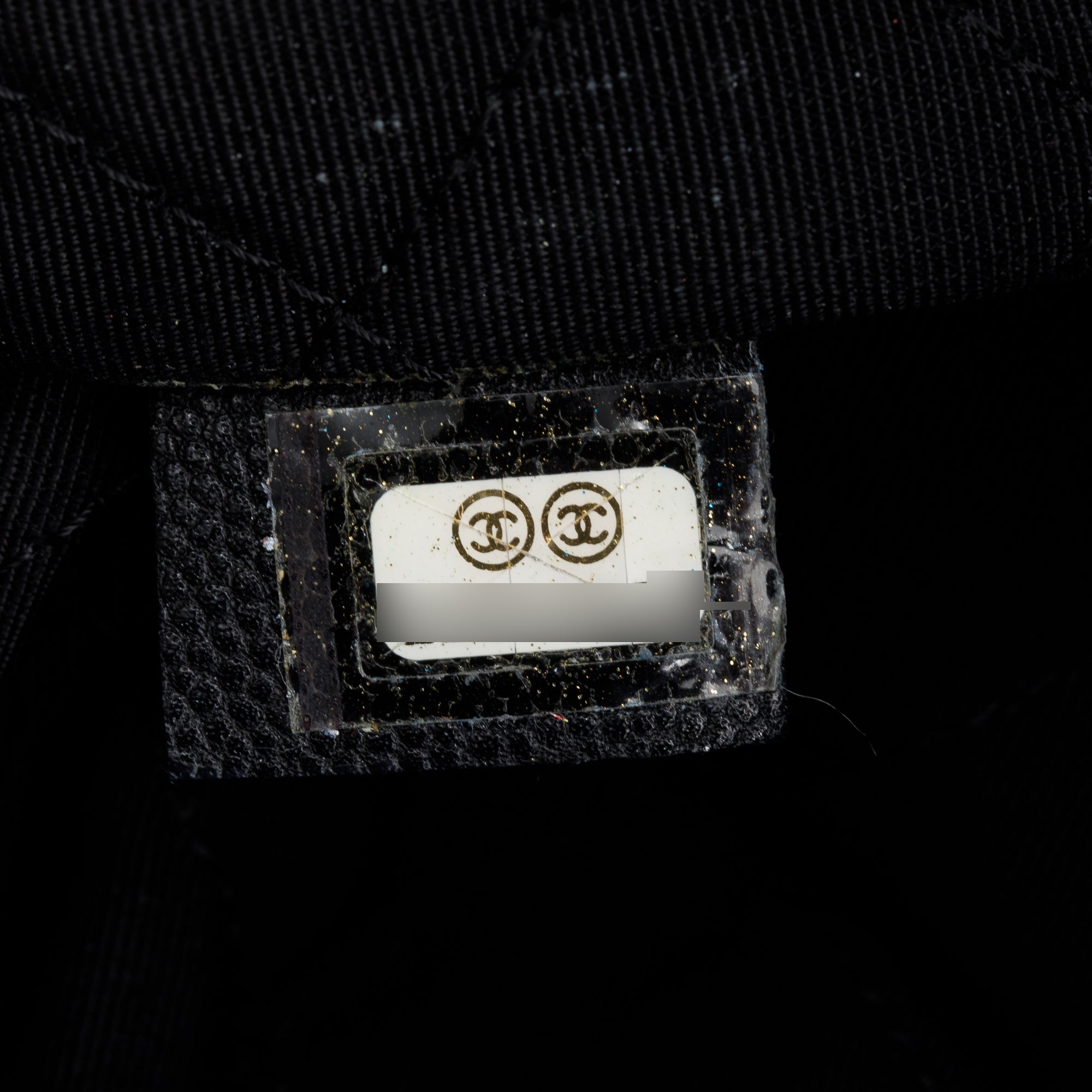Chanel Black Quilted Caviar Leather Golden Class O-Case Clutch w/ Box & Authenticity Card