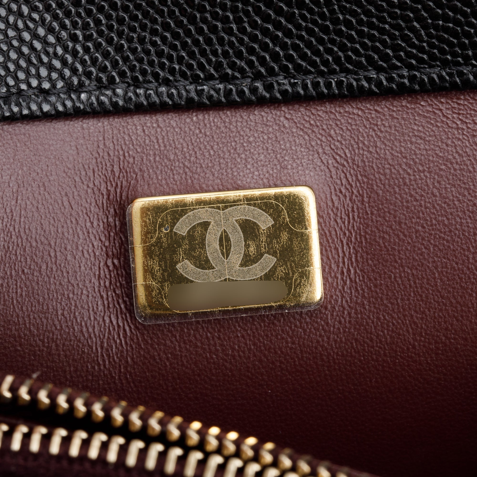 Chanel Black Quilted Caviar Leather Large Flap Top Handle Bag w/ Strap