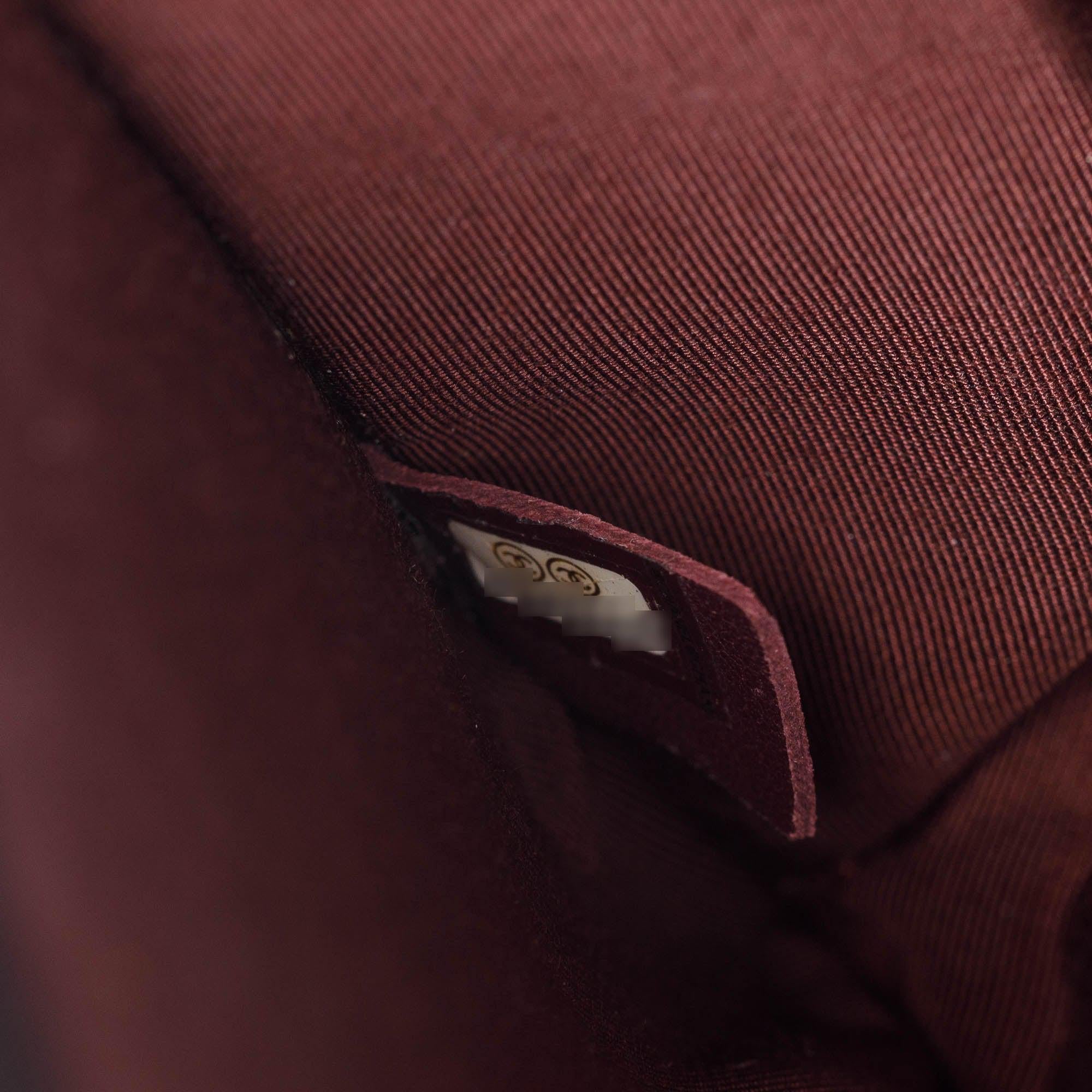 Chanel Black Quilted Caviar Leather Large University Flap Bag