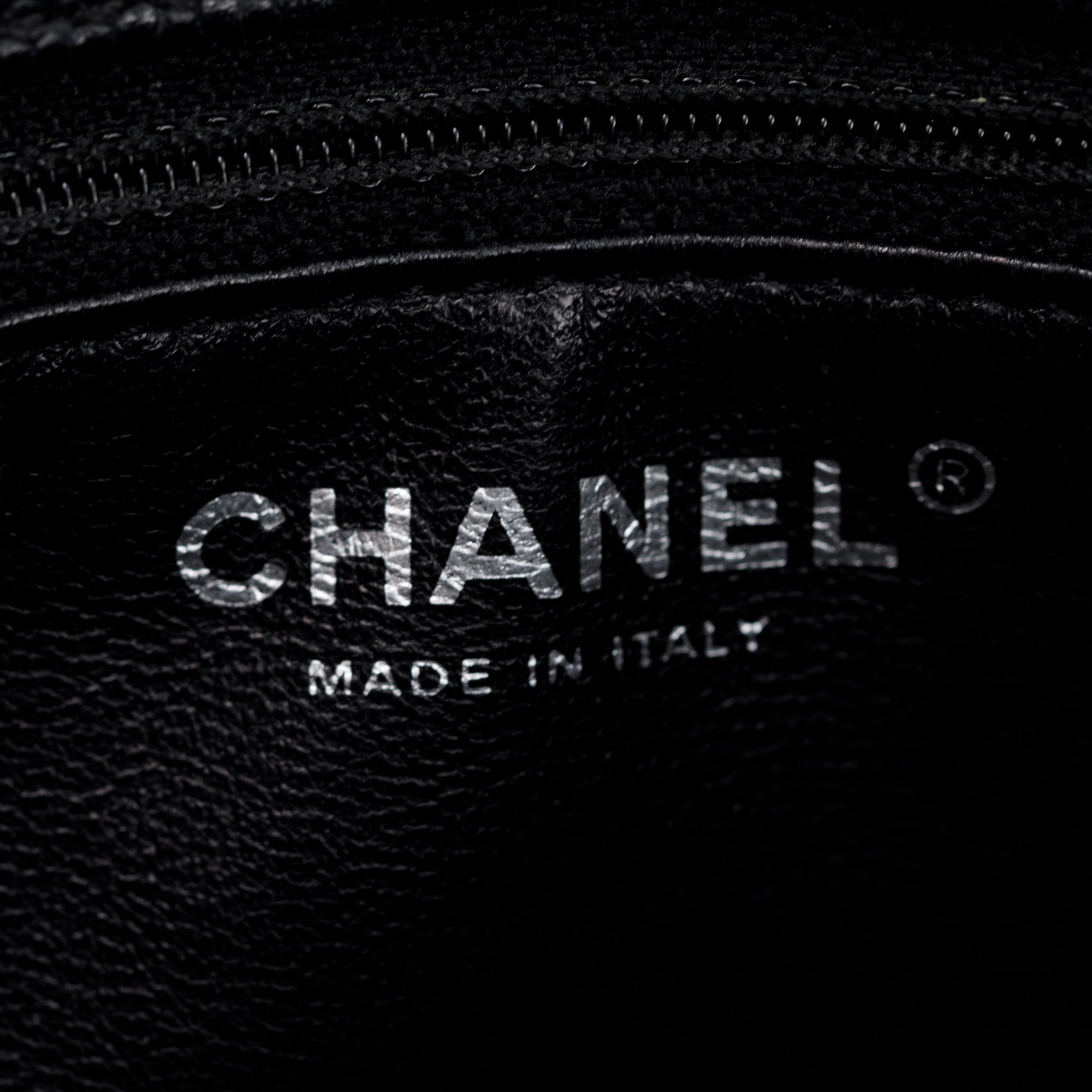 Chanel Black Quilted Caviar Leather Medium Kelly Top Handle Bag w/ Box