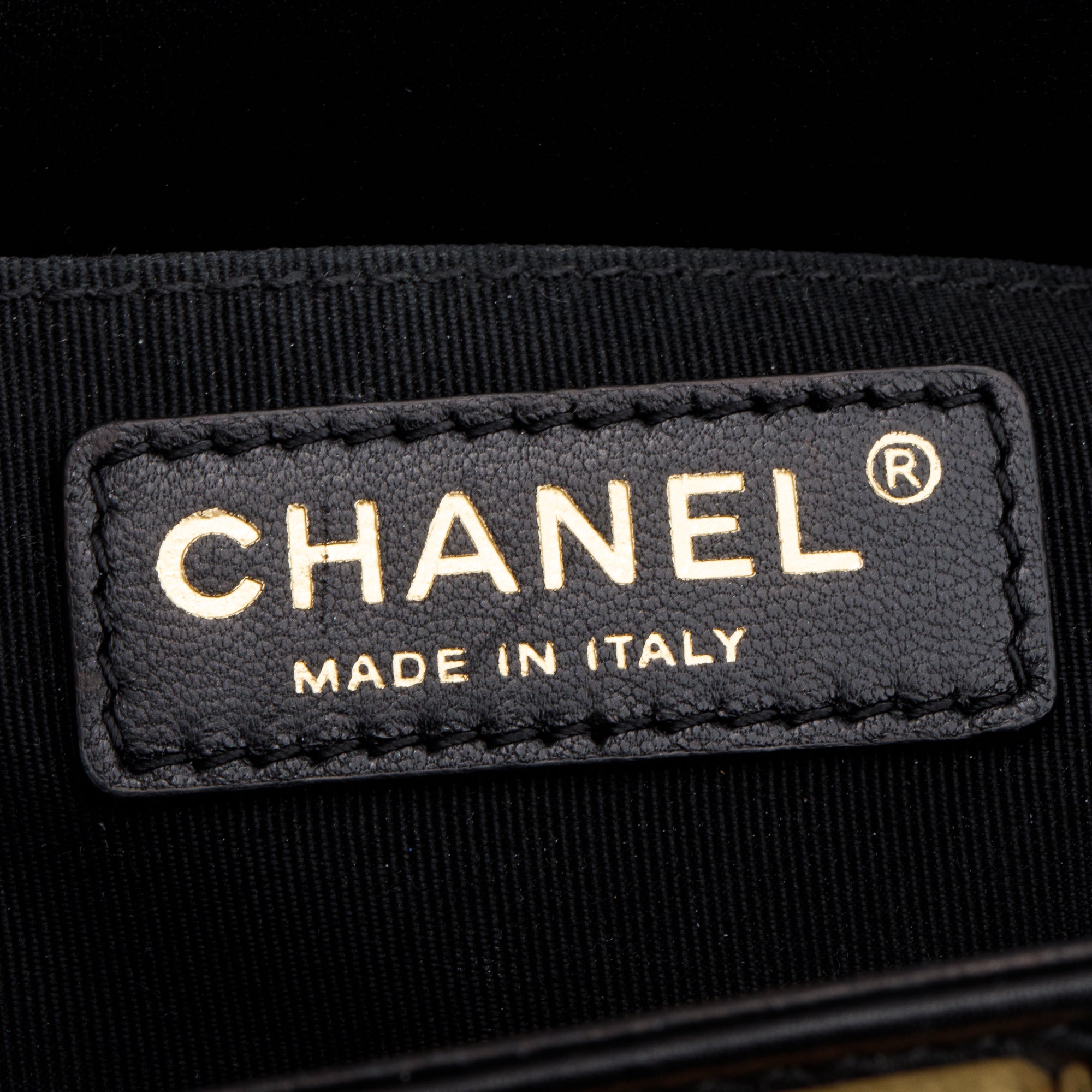 Chanel Black Quilted Lambskin Leather Boy Shopping Tote