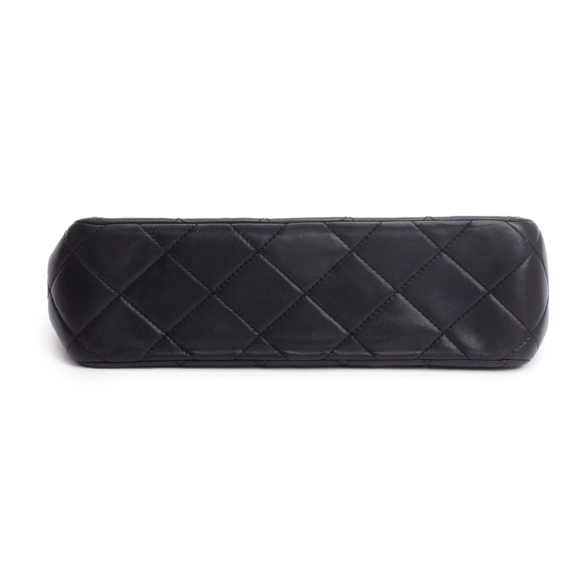 Chanel Black Quilted Lambskin Leather In The Business Camera Bag