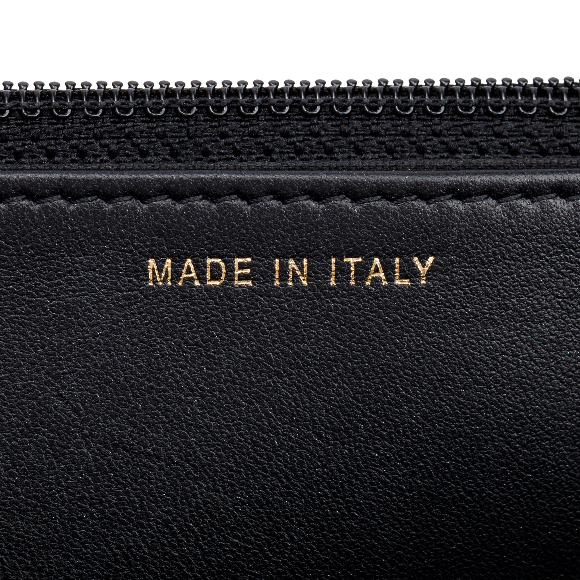 Chanel Black Quilted Lambskin Leather Pearl Wallet on Chain