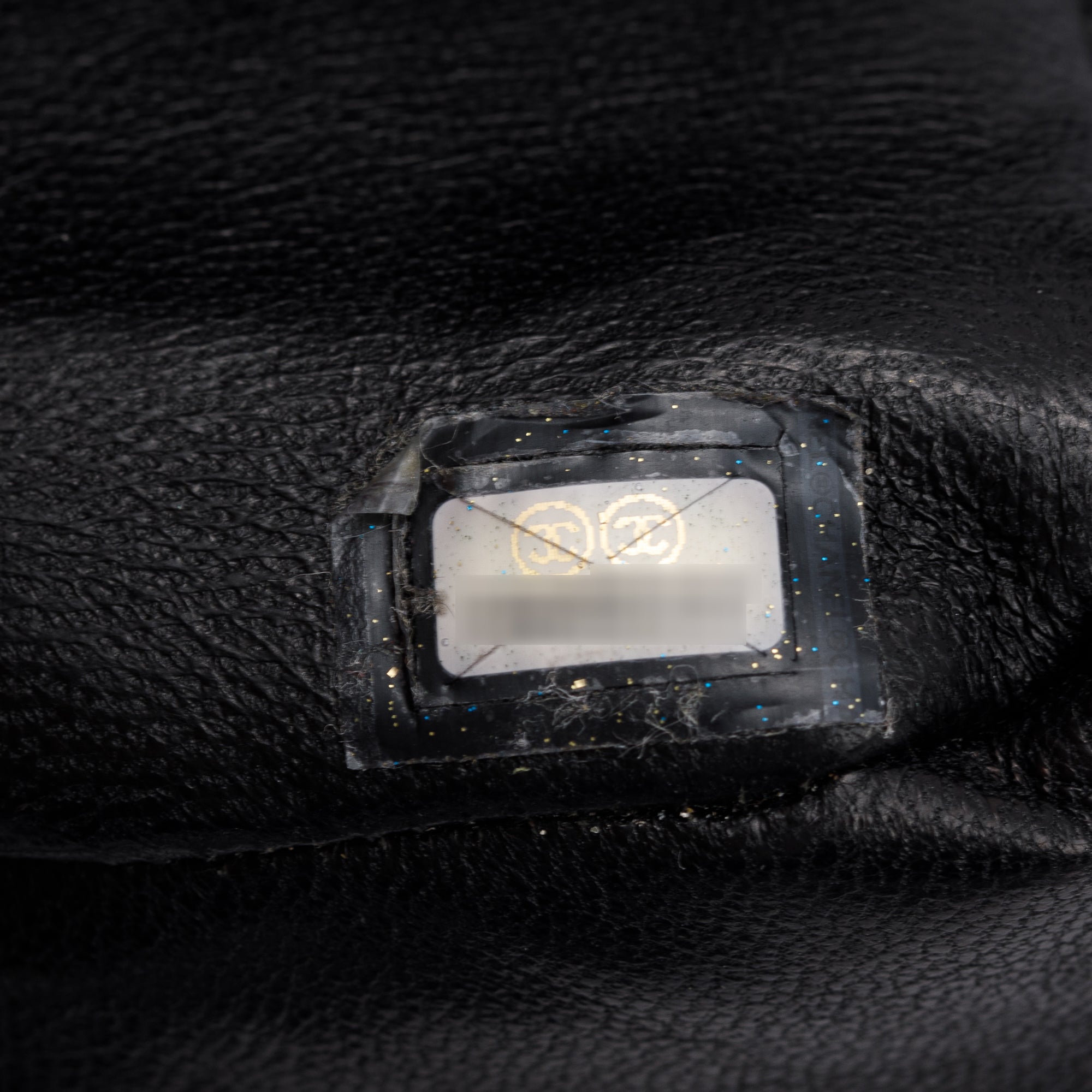 Chanel Black Quilted Patent Leather Chocolate Bar CC Tote Bag