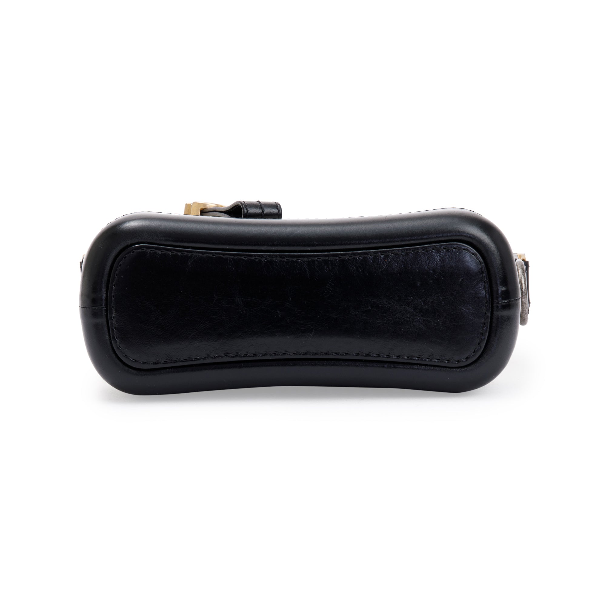 Chanel Black & White Aged Calfskin Leather Small Gabrielle Hobo