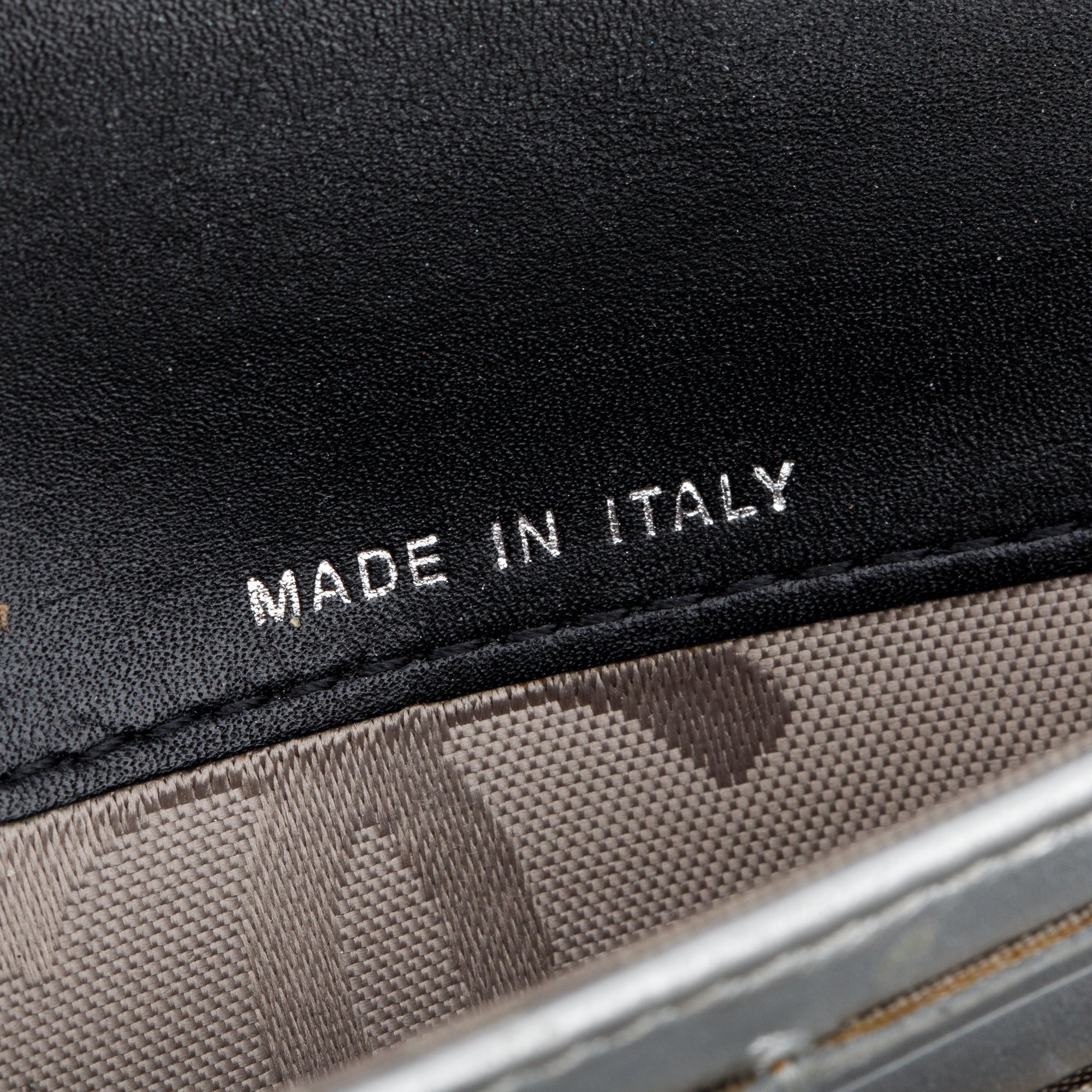 Chanel Black/Silver Calfskin Leather Ligne Cambon Continental Flap Wallet