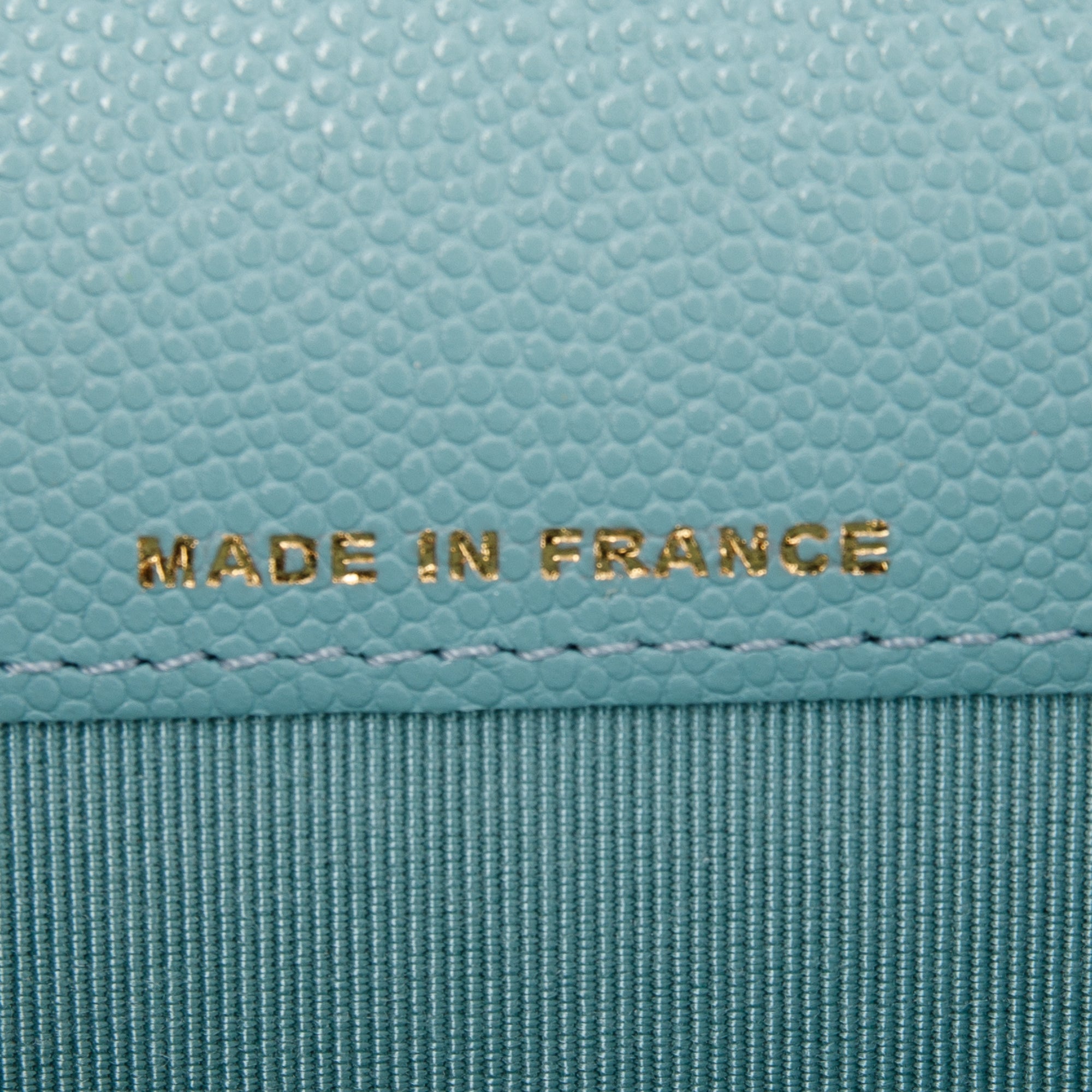 Chanel Blue Caviar Classic Flap Card Holder w/ Box