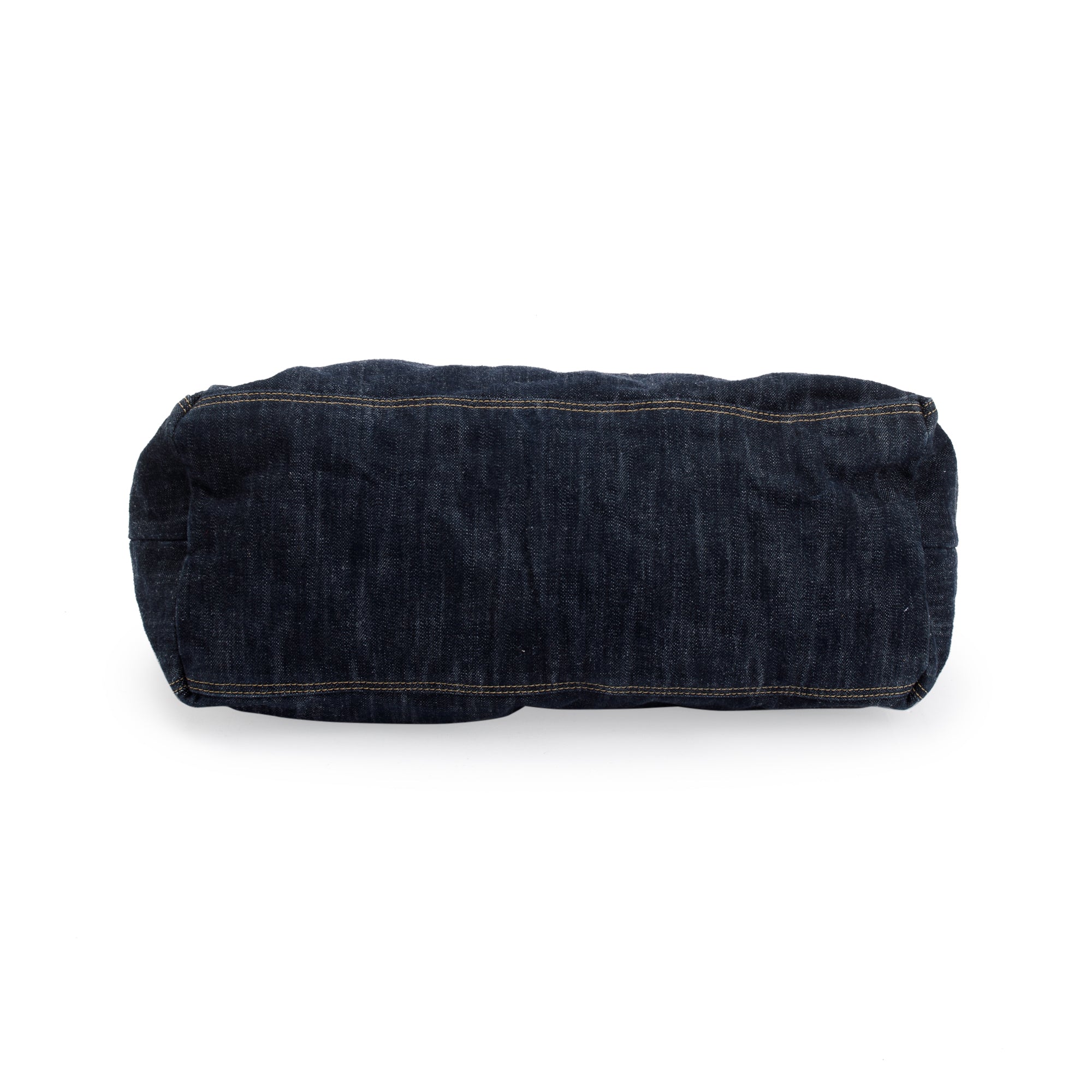 Chanel Blue Denim XL Coco Cabas Bag w/ Authenticity Card