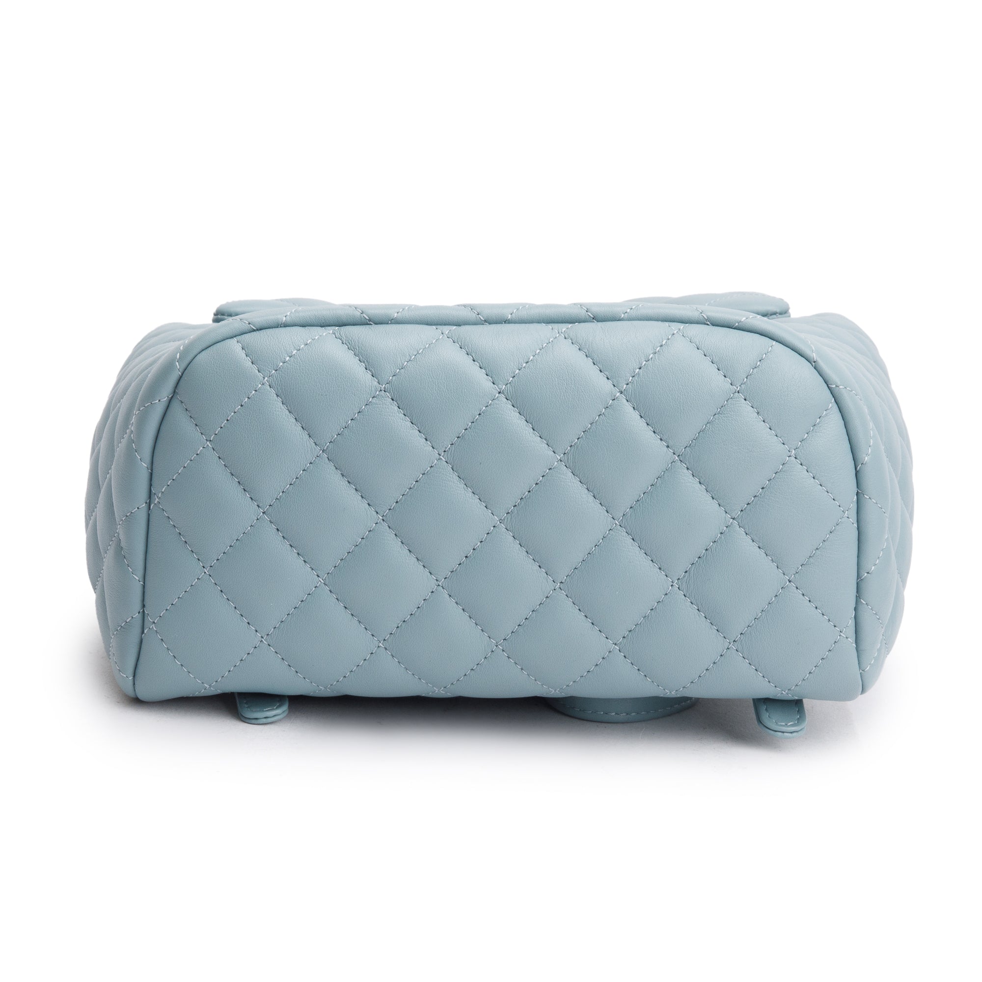 Chanel Blue Quilted Calfskin Leather Small Urban Spirit Backpack w/ Box & Authenticity Card