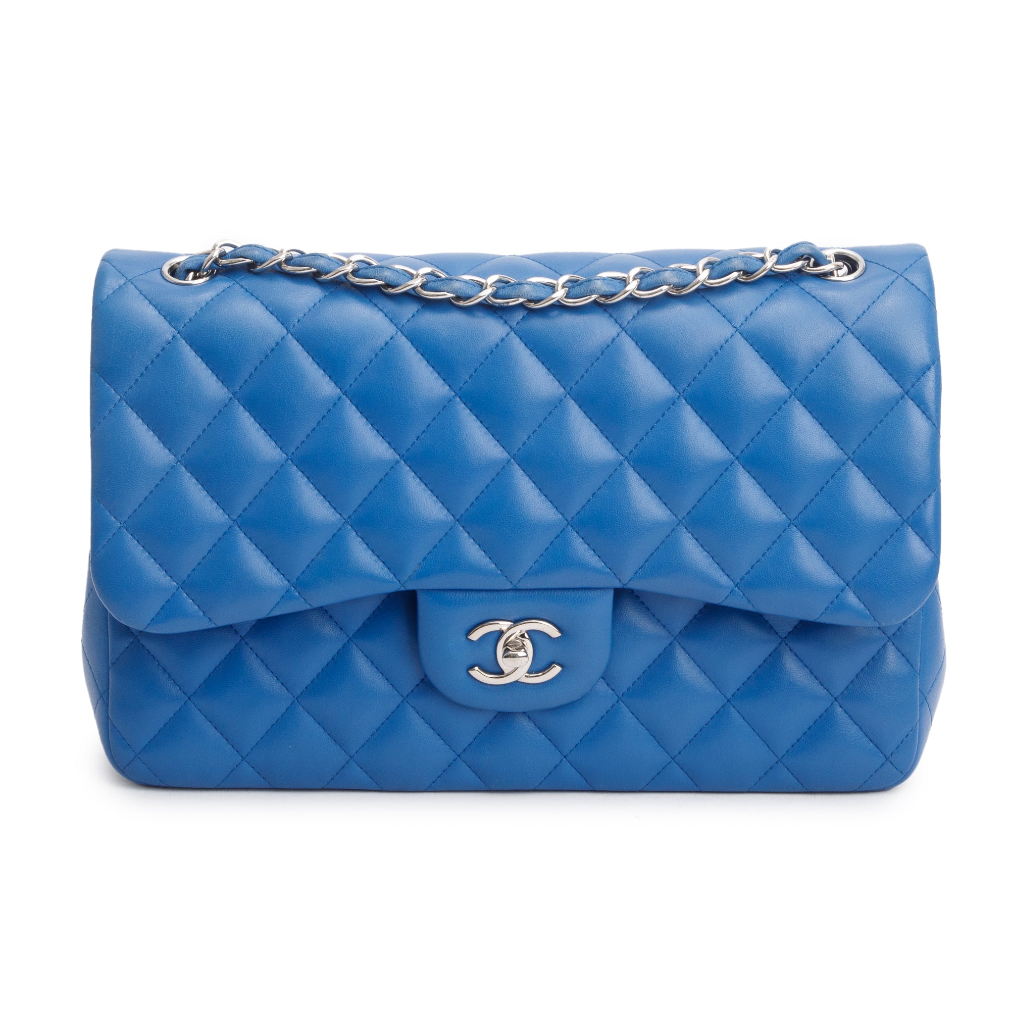 Chanel-Blue-Quilted-Lambskin-
