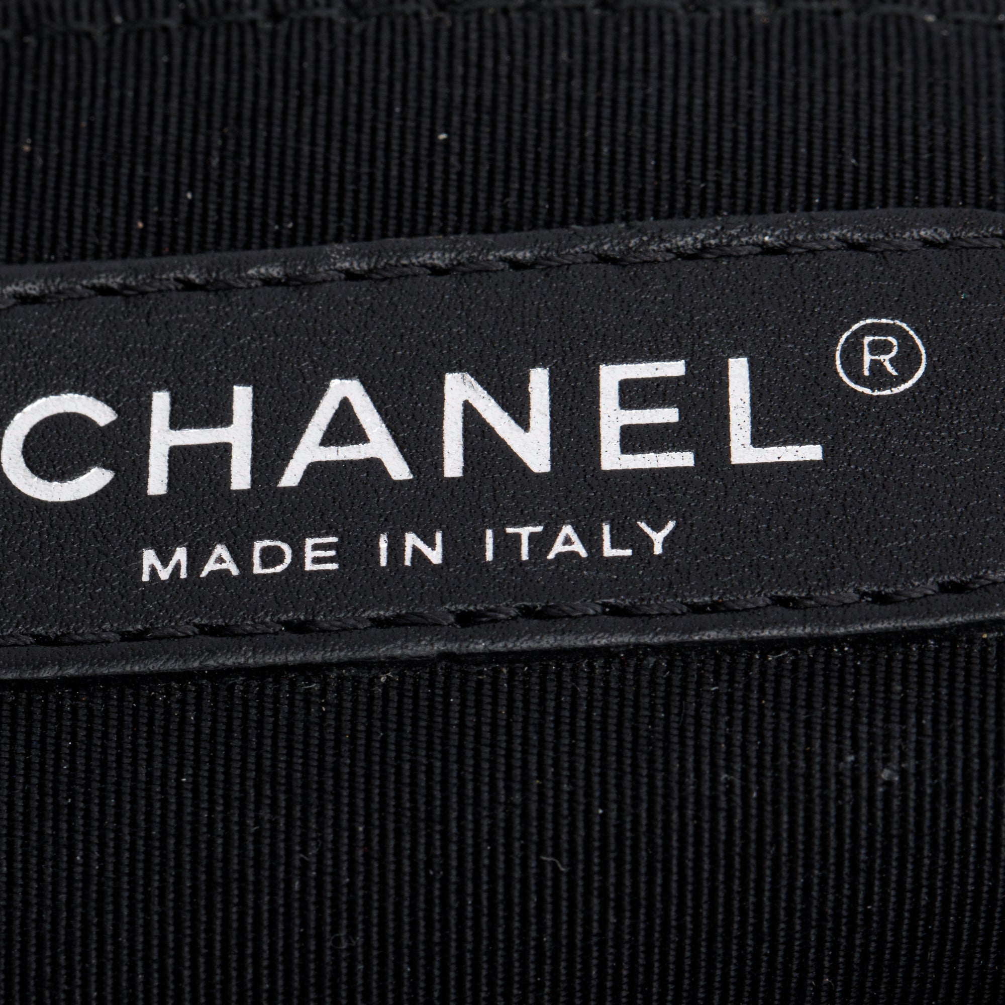 Chanel Blue/Black Quilted Lambskin Leather XL Boy Bag