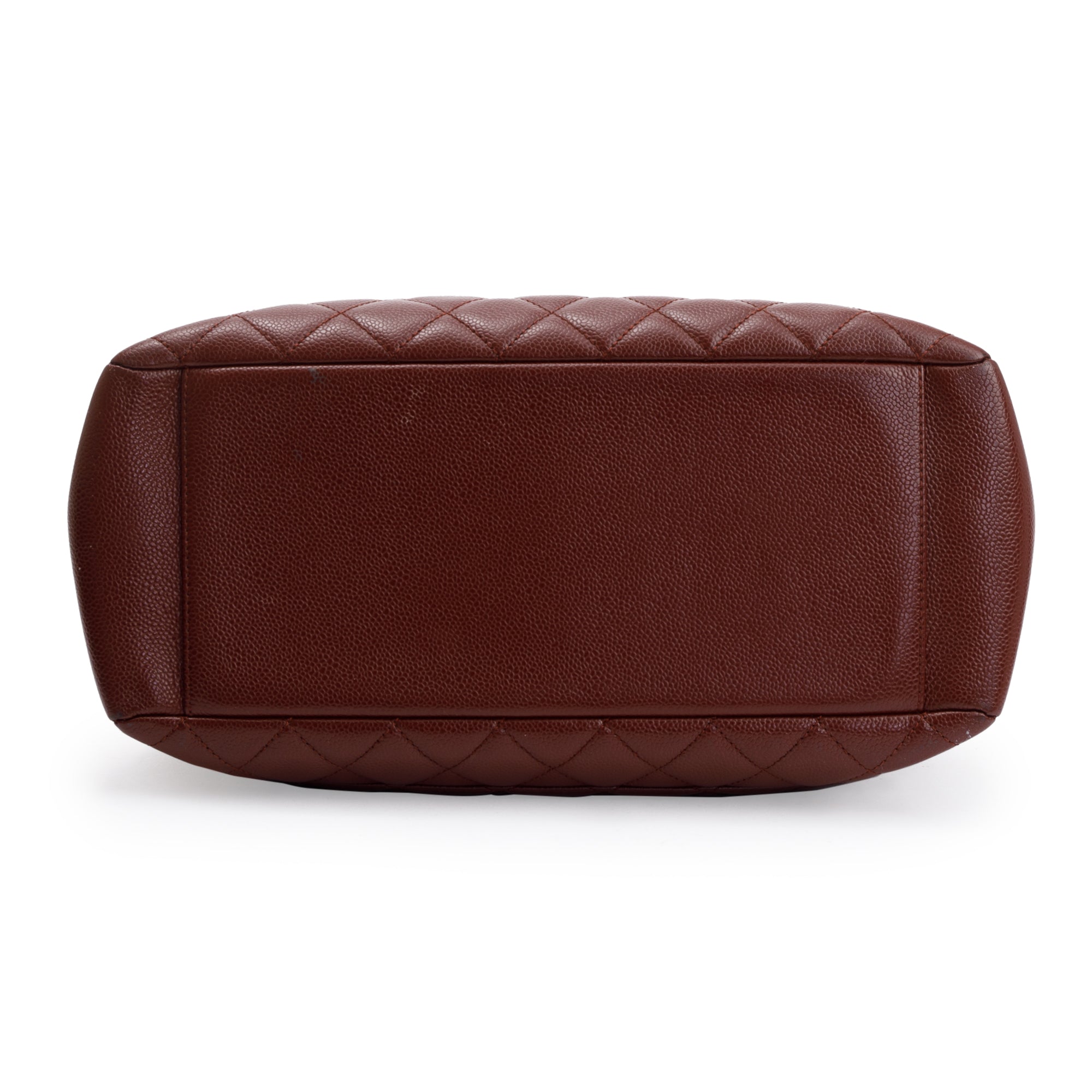 Chanel Burgundy Caviar Leather Grand Shopping Tote (GST)