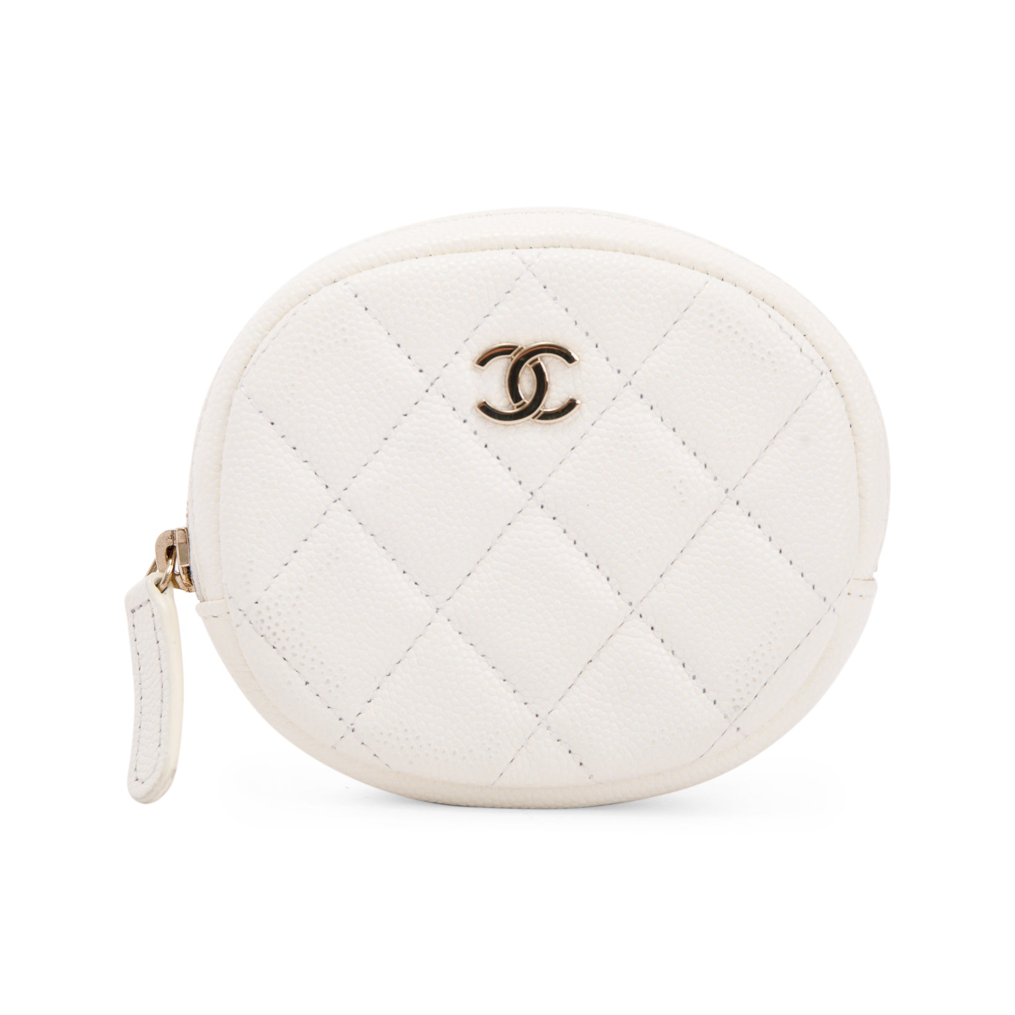 Chanel Classic Zip Around Coin Purse w/ Authenticity Card