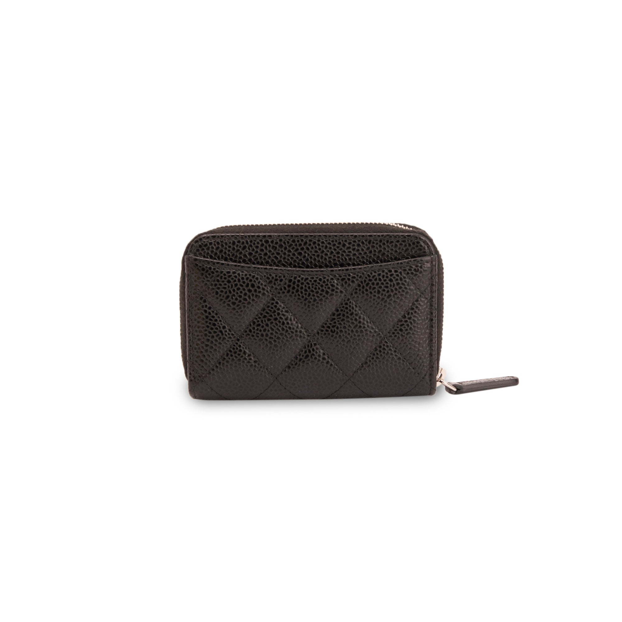 Chanel Classic Zipped Coin Purse w/ Box & Receipt