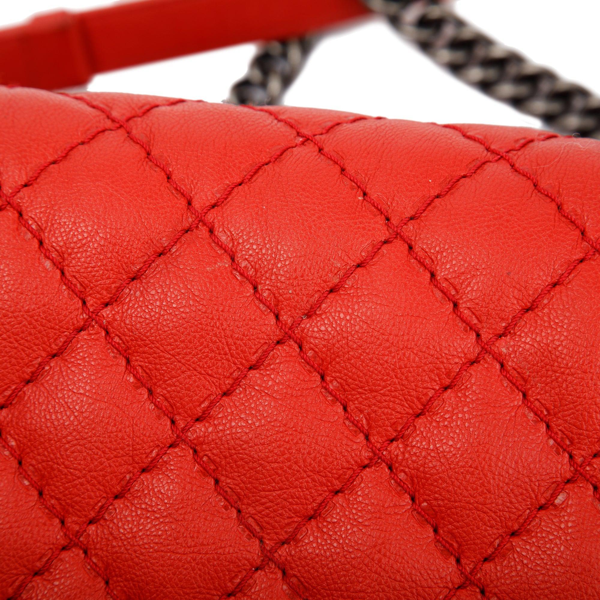 Chanel Double Stitch Medium Boy Bag w/ Box, Receipt & Authenticity Card