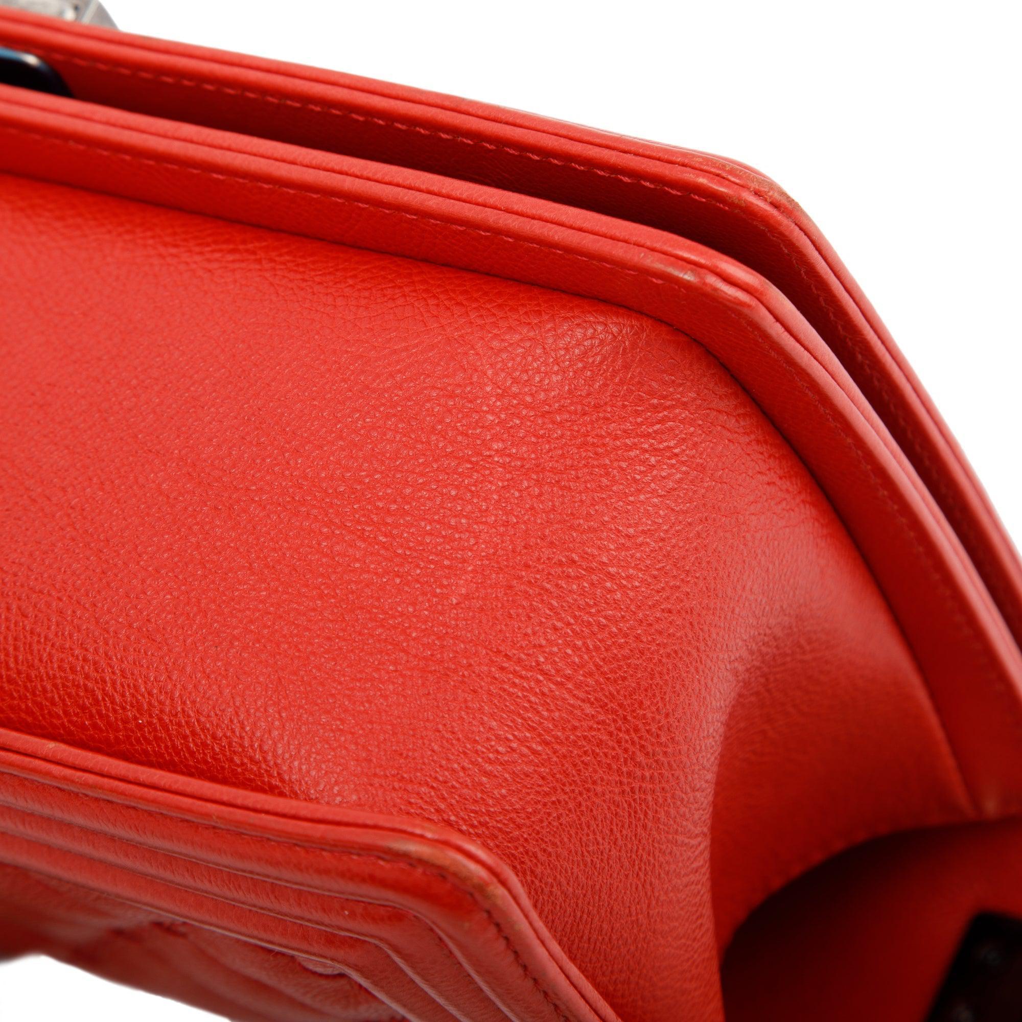 Chanel Double Stitch Medium Boy Bag w/ Box, Receipt & Authenticity Card