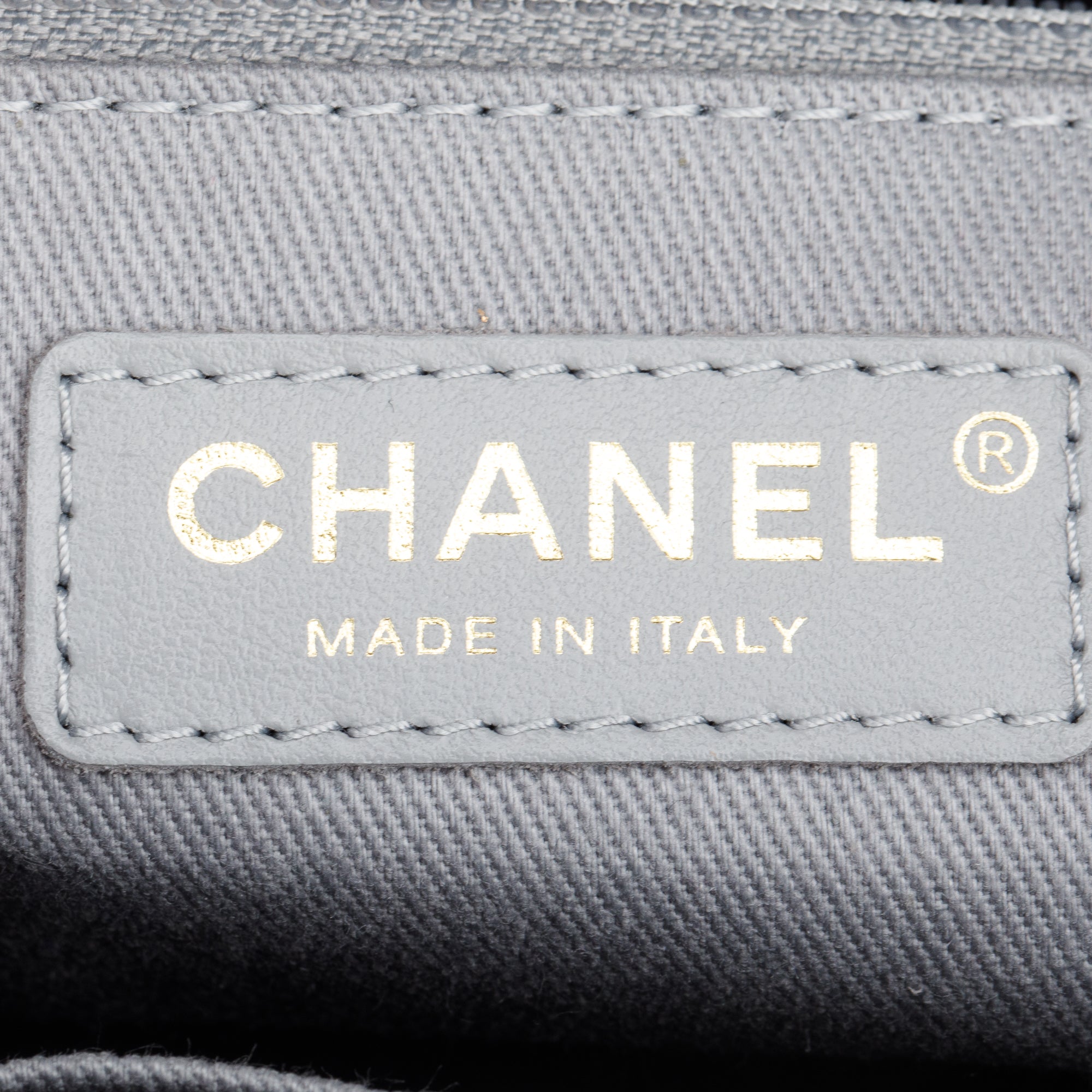 Chanel Grey Caviar Leather Small Business Affinity Flap Bag w/ Authenticity Card