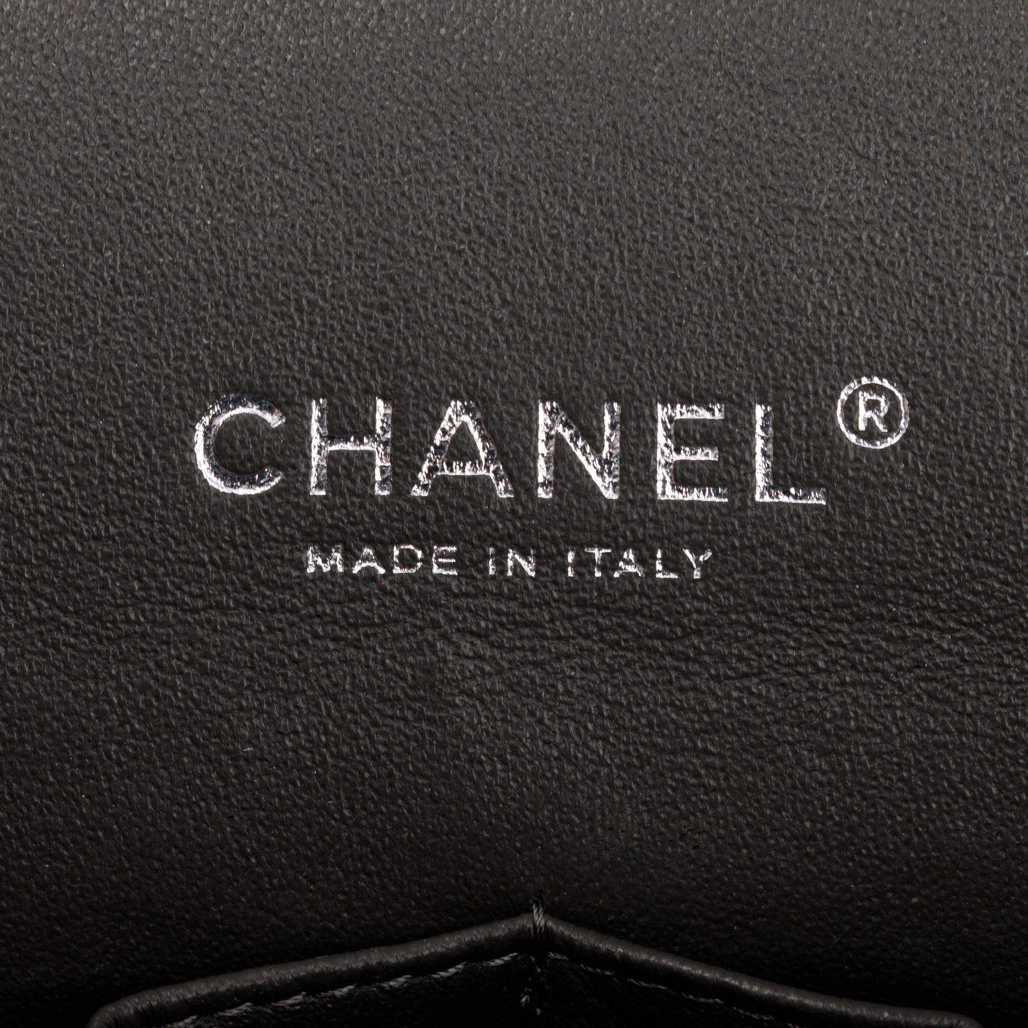 Chanel Grey Quilted Caviar Leather Classic Maxi Double Flap Bag w/ Authenticity Card