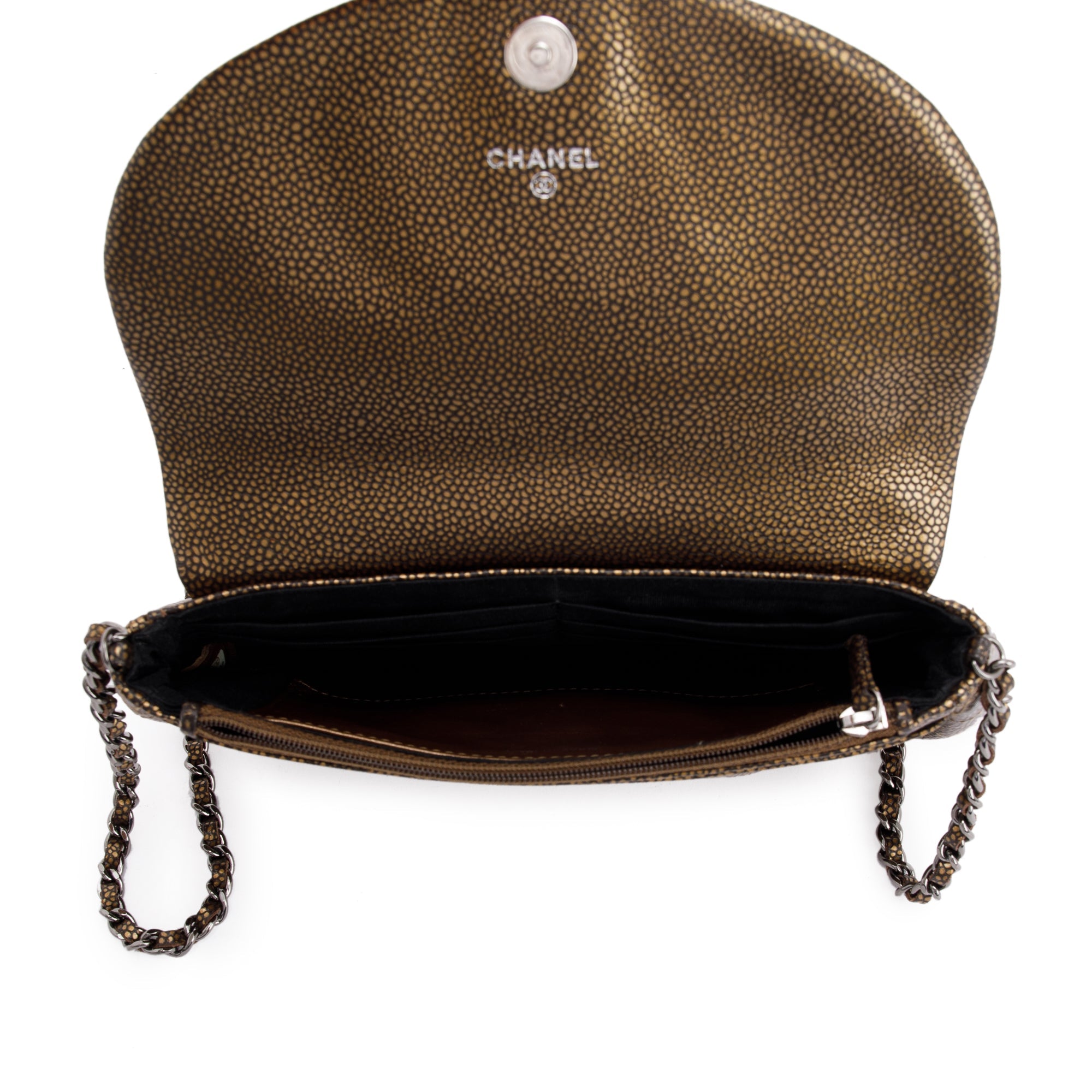 Chanel Half Moon Wallet On Chain w/ Authenticity Card