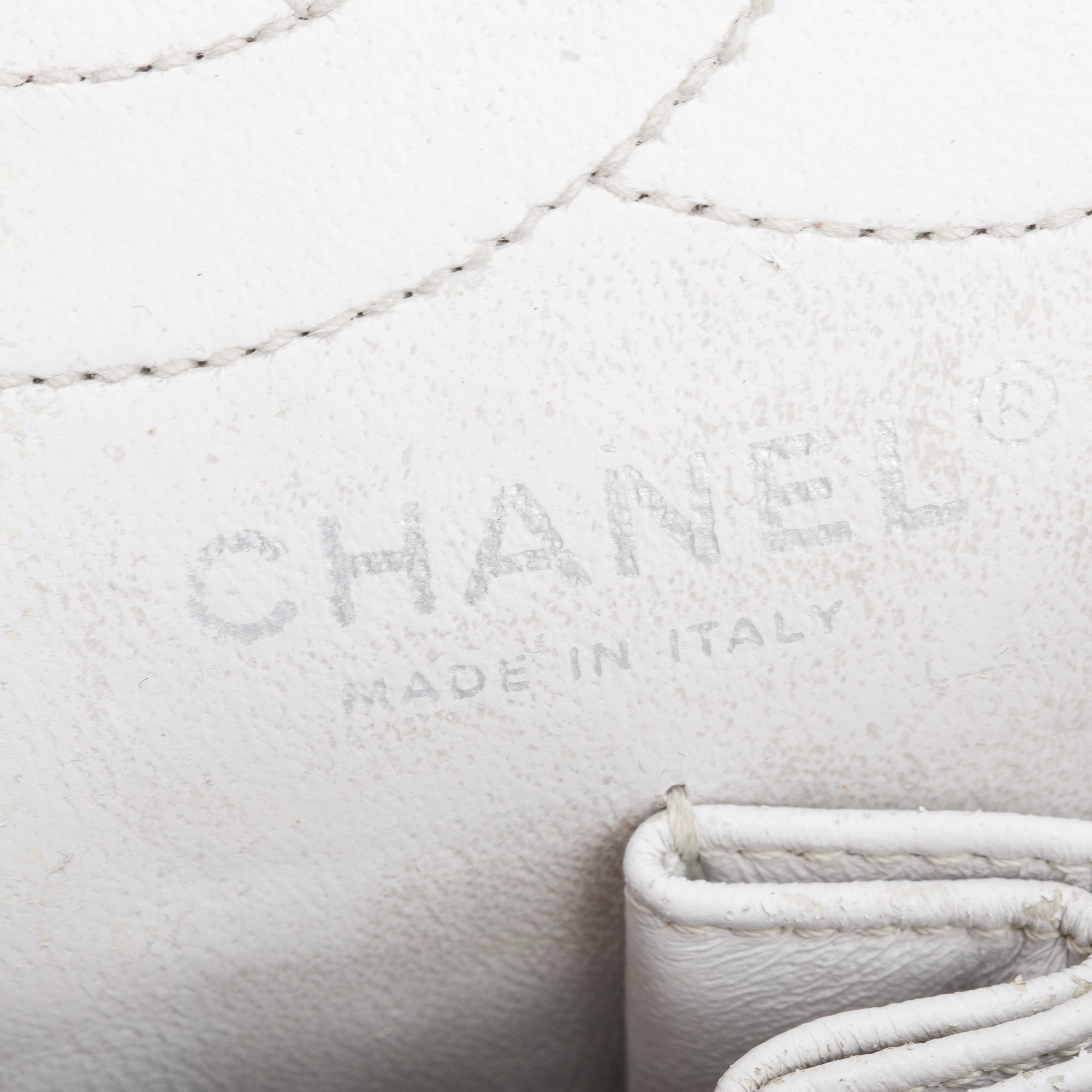 Chanel Ivory Aged Calfskin Leather 2.55 Reissue 226 Double Flap Bag