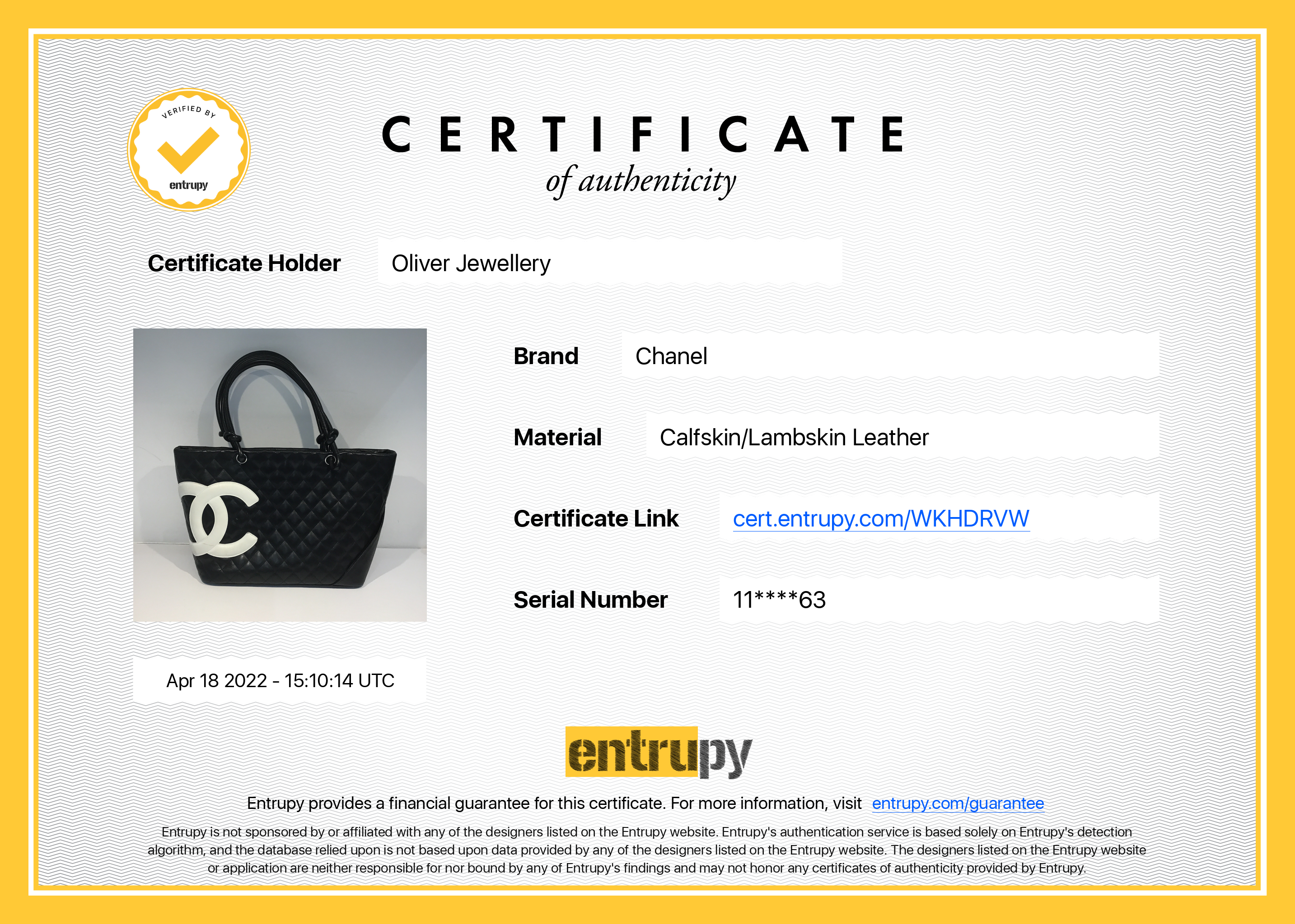 Chanel Large Ligne Cambon Tote