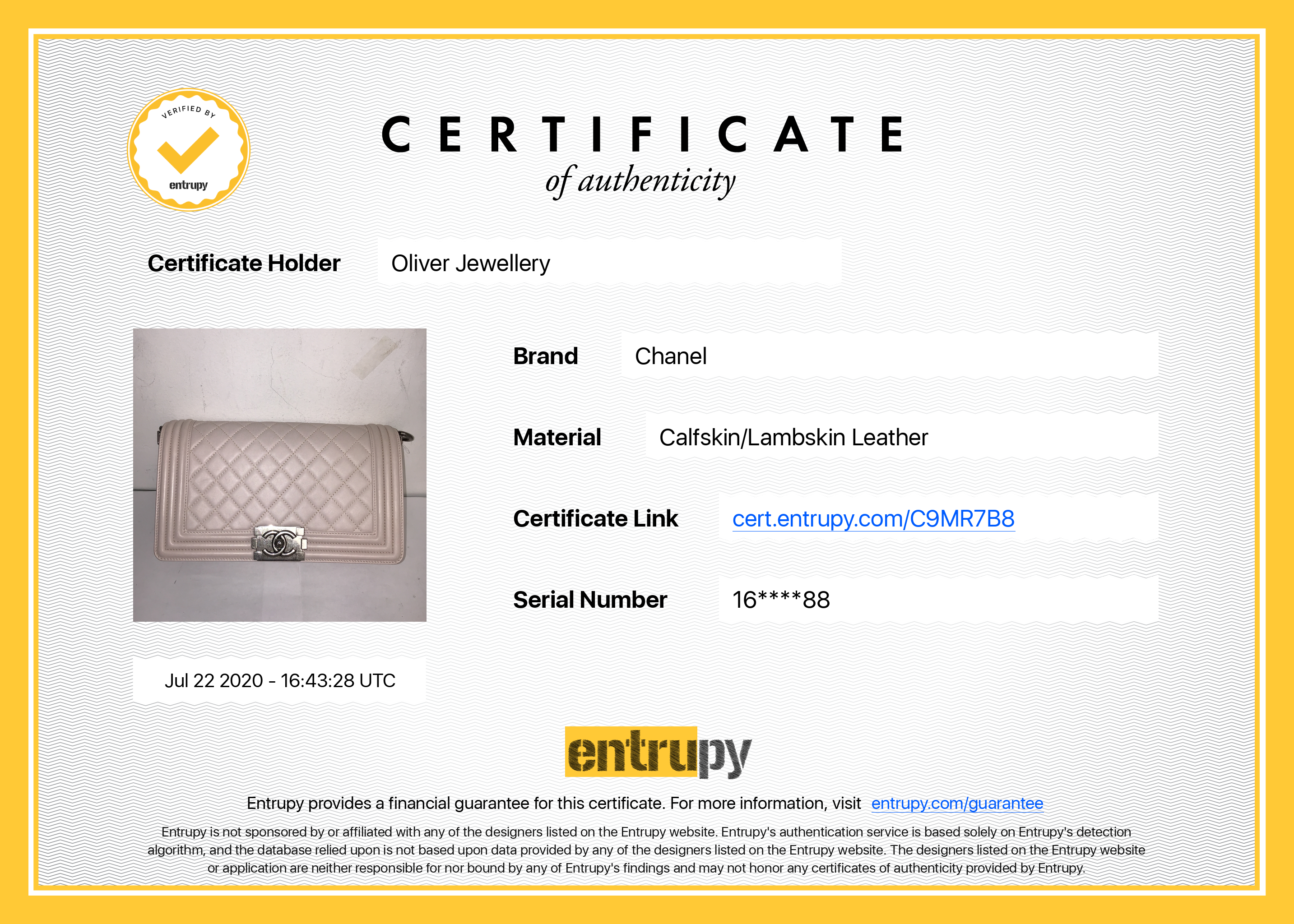 Chanel Light Pink Medium Boy Bag w/ Box