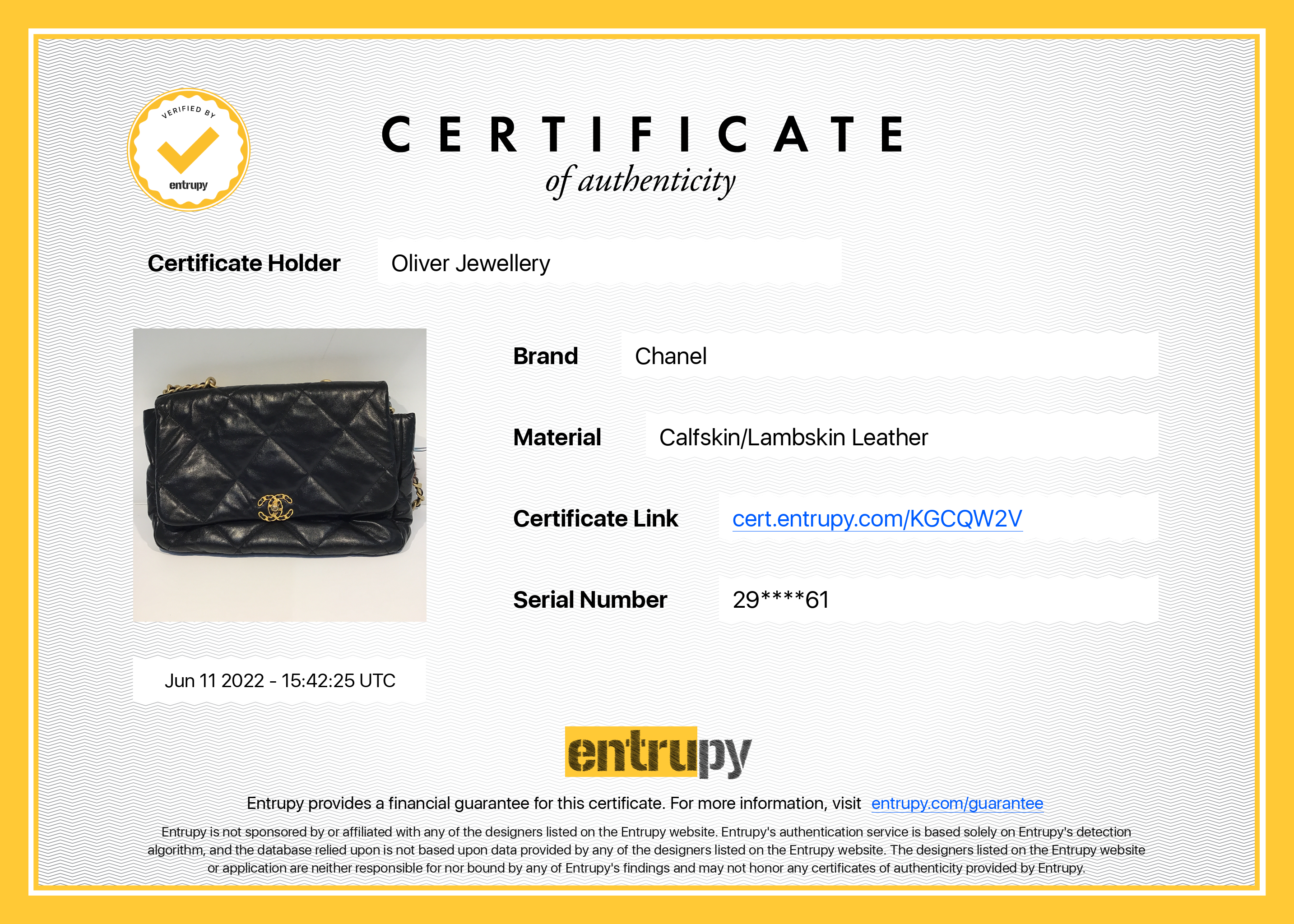 Chanel Maxi 19 Flap Bag