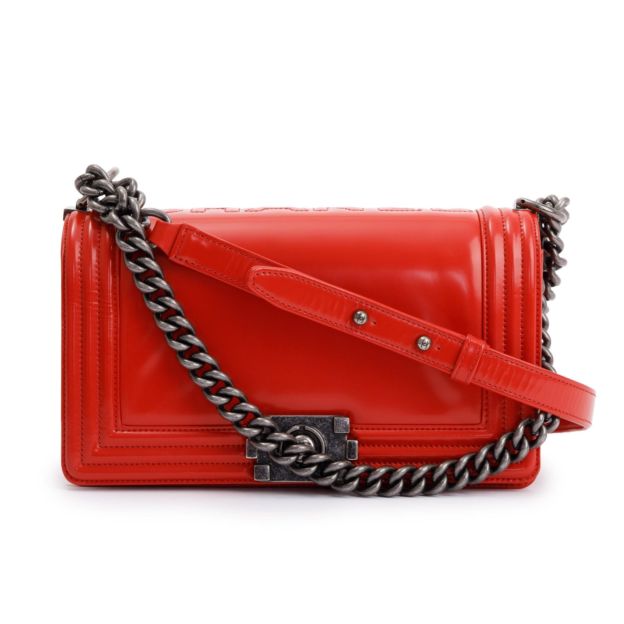 Chanel Medium Original Clasp Boy Bag w/ Box & Authenticity Card