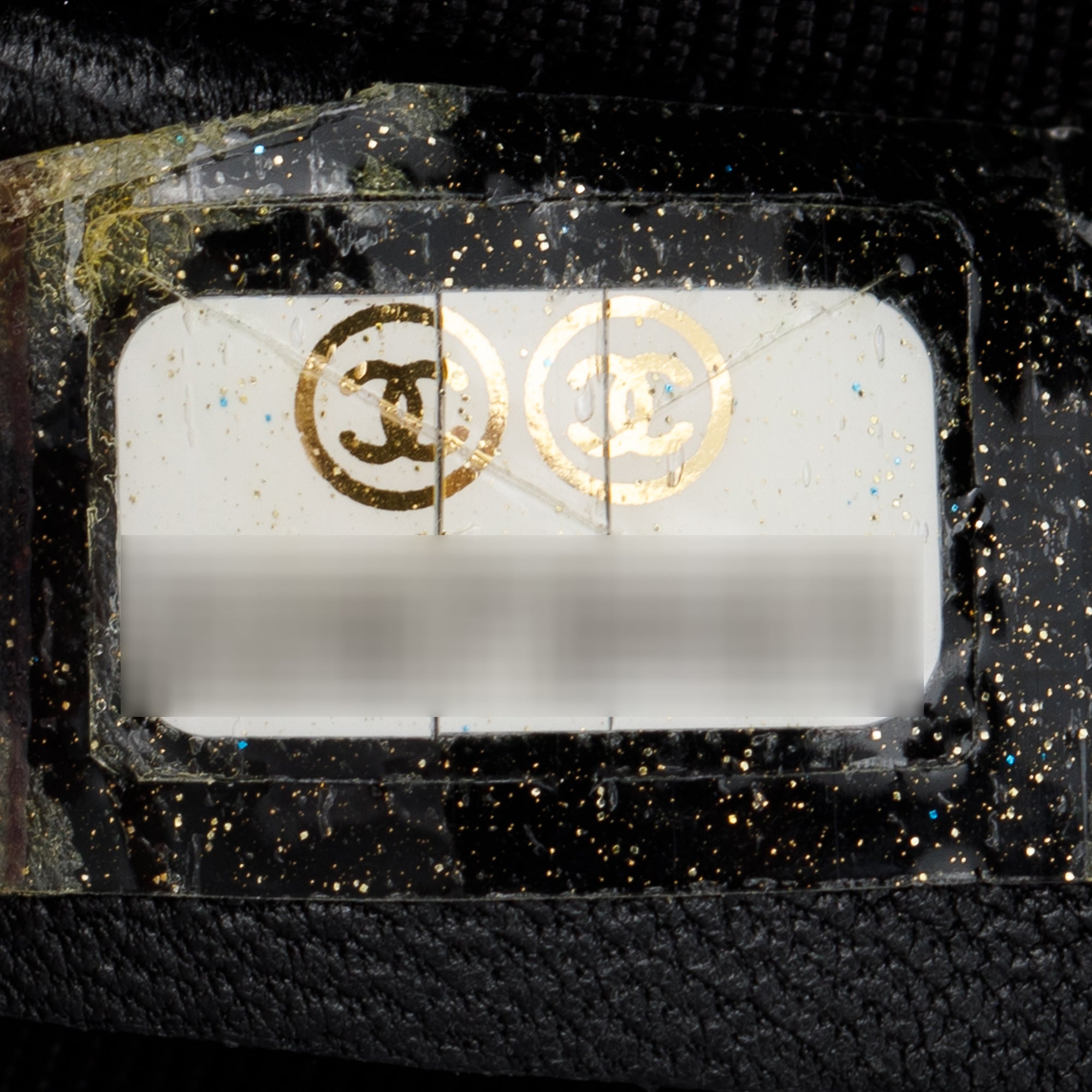 Chanel Medium Quilted Black Lambskin Leather O-Case Clutch