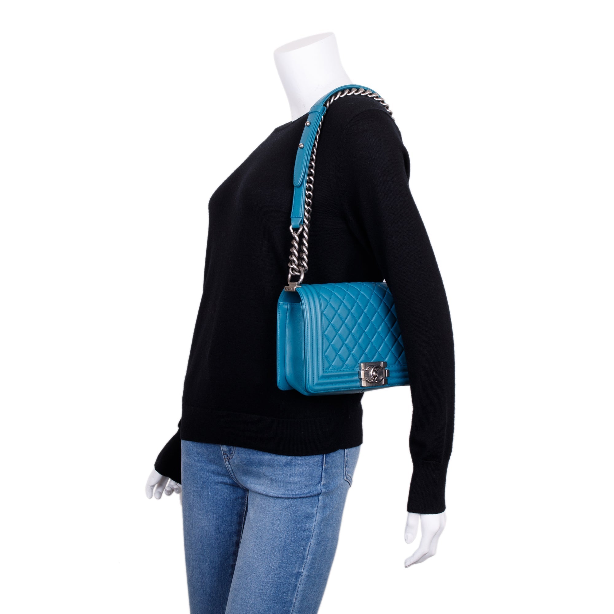 Chanel Medium Quilted Lambskin Boy Bag