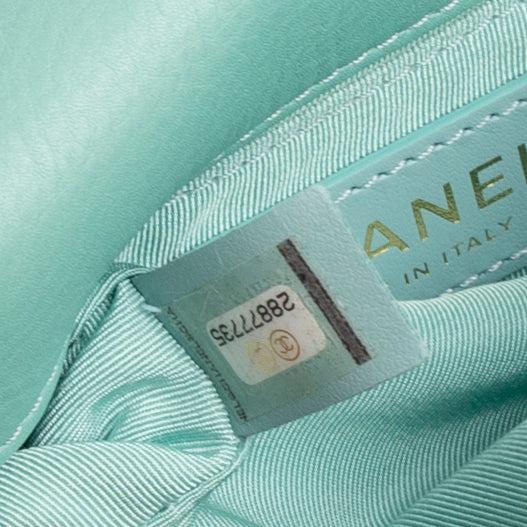 Chanel Mini Top Handle Flap Bag w/Authenticity Card