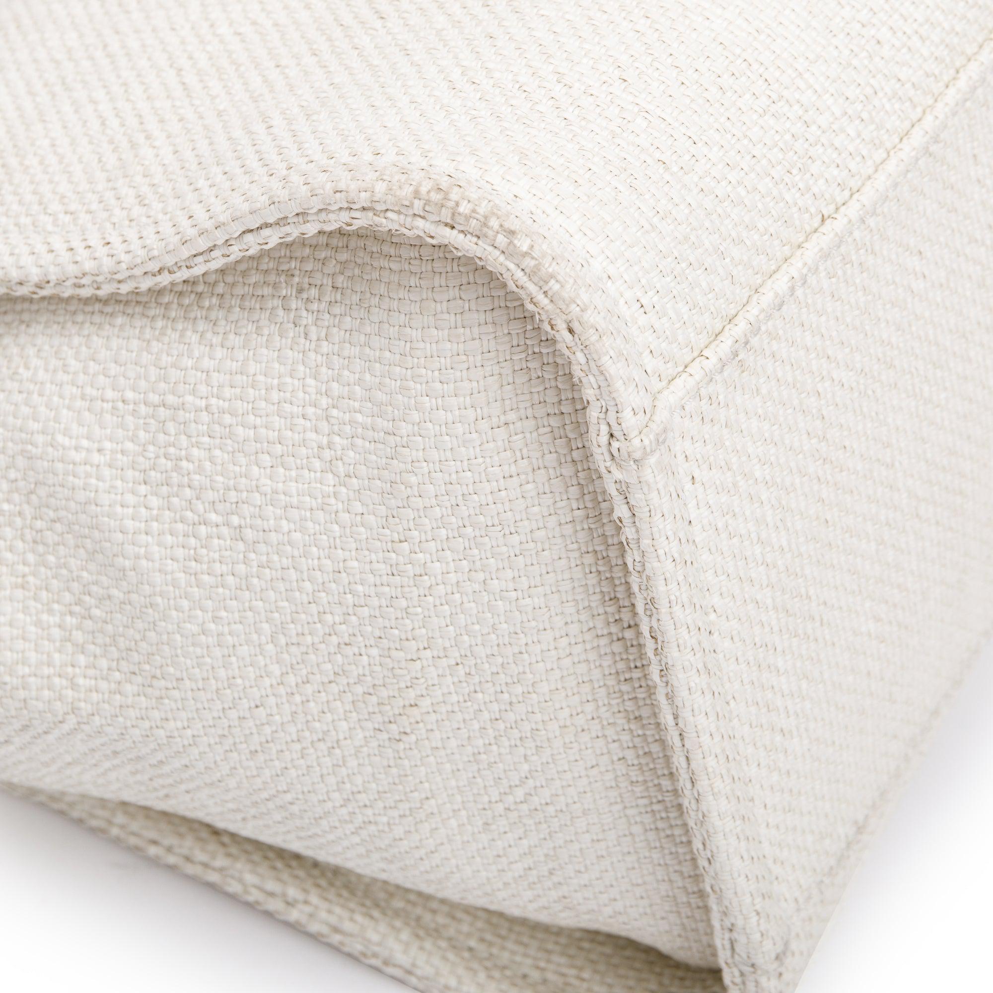 Chanel Neutral Canvas Navy Calfskin Medium Deauville Tote w/ Authenticity Card