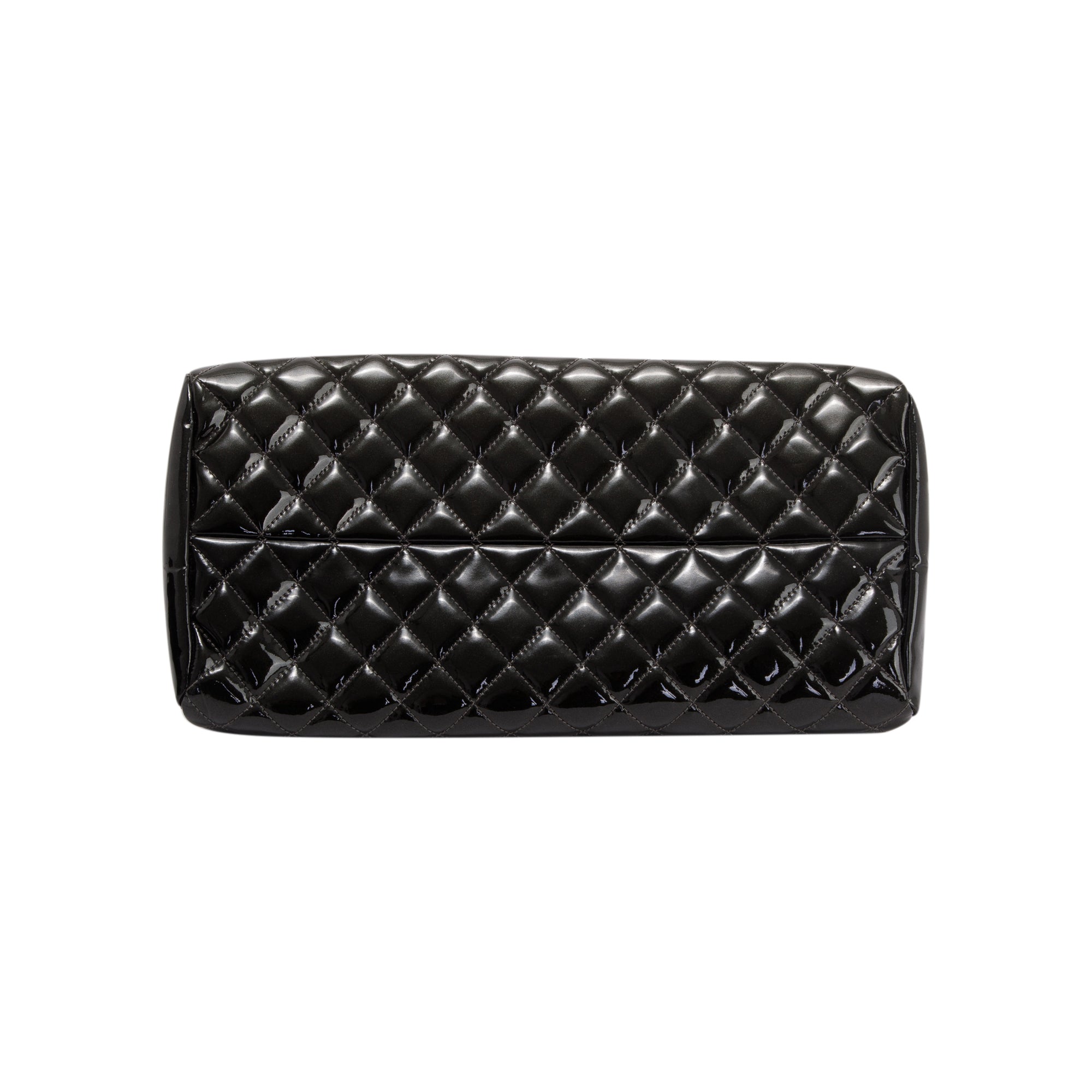 Chanel Patent Just Mademoiselle Medium Bowler Bag